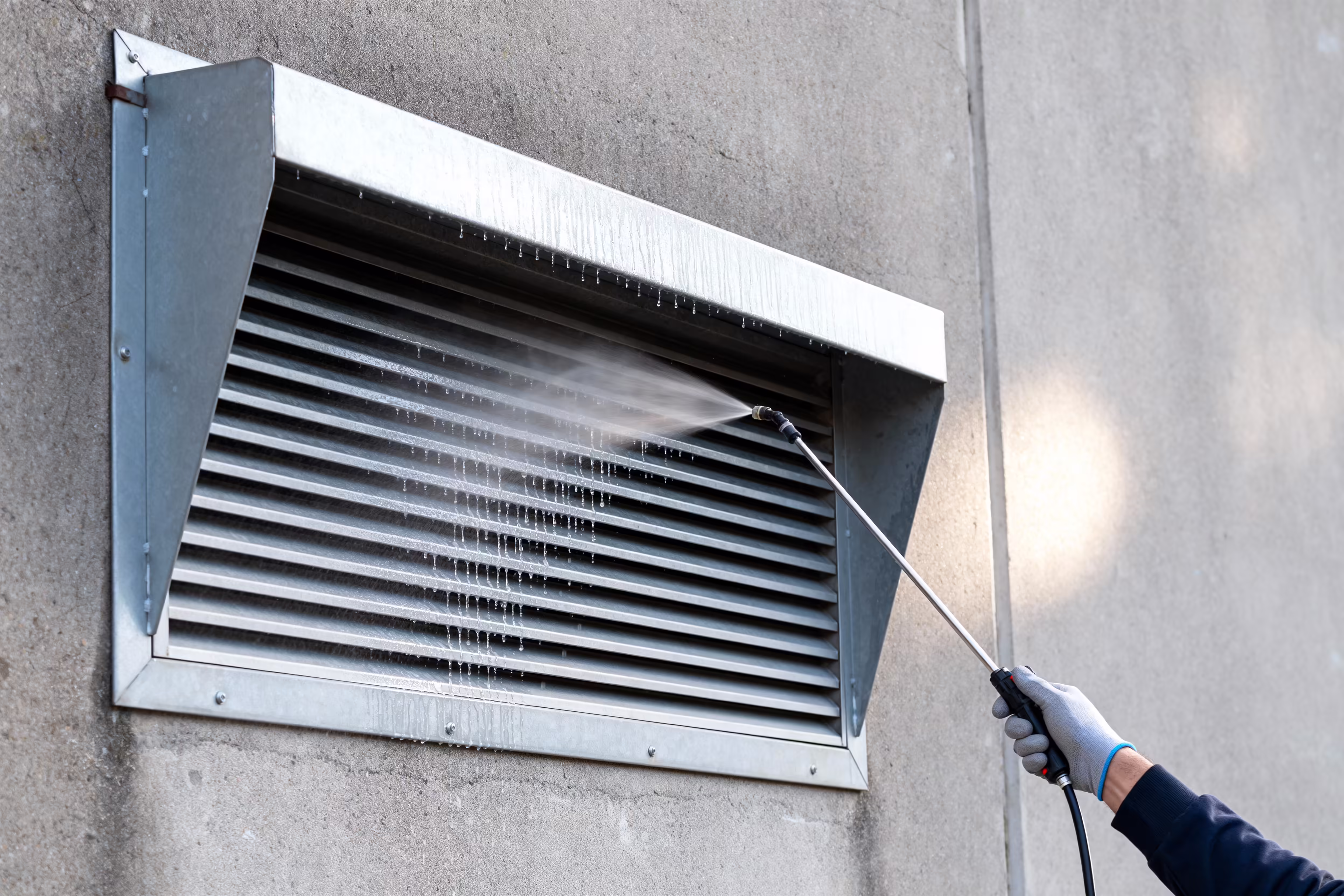 Clean exterior after EEC post-construction service