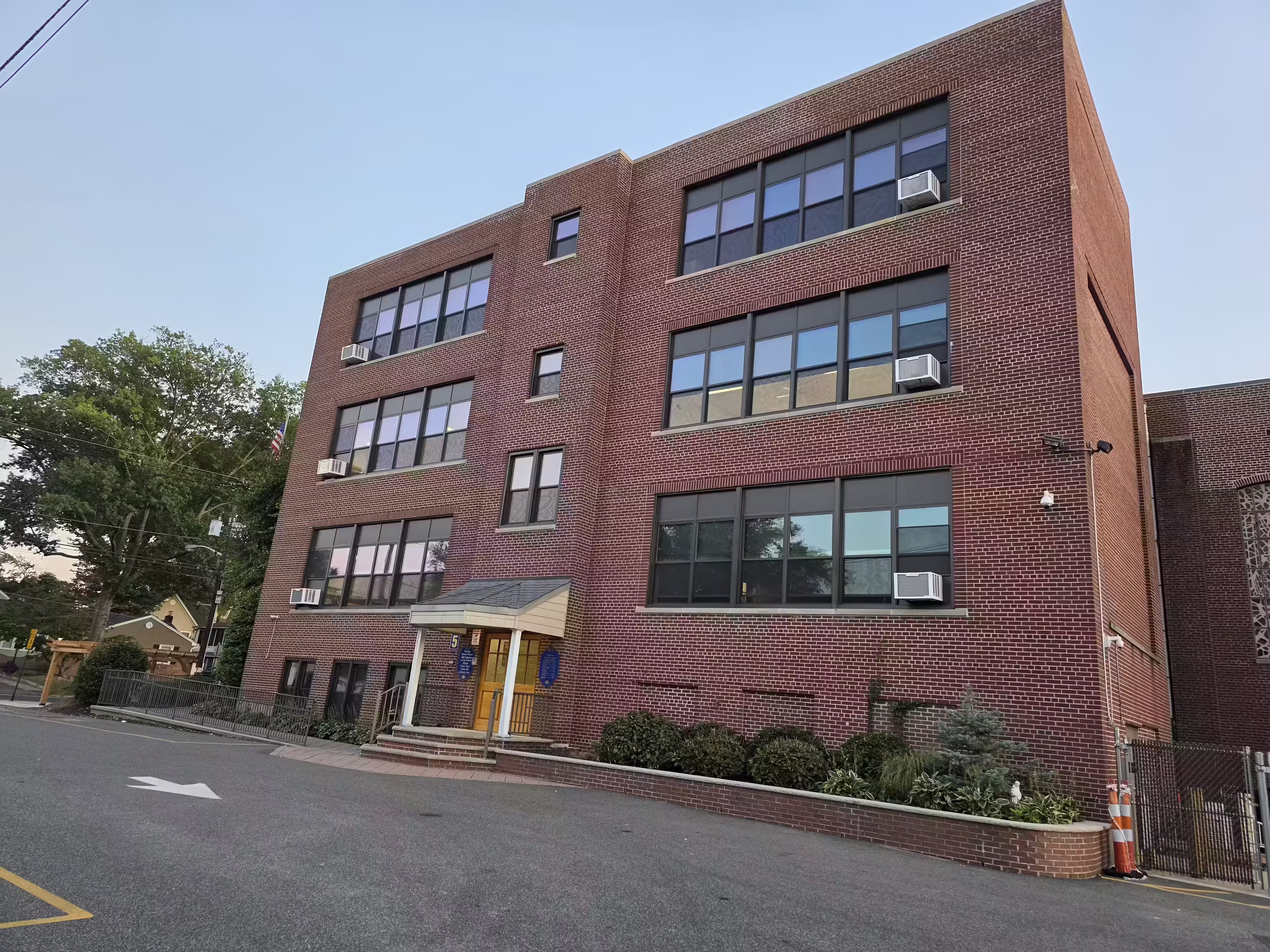 Commercial building exterior cleaned by EEC in NJ