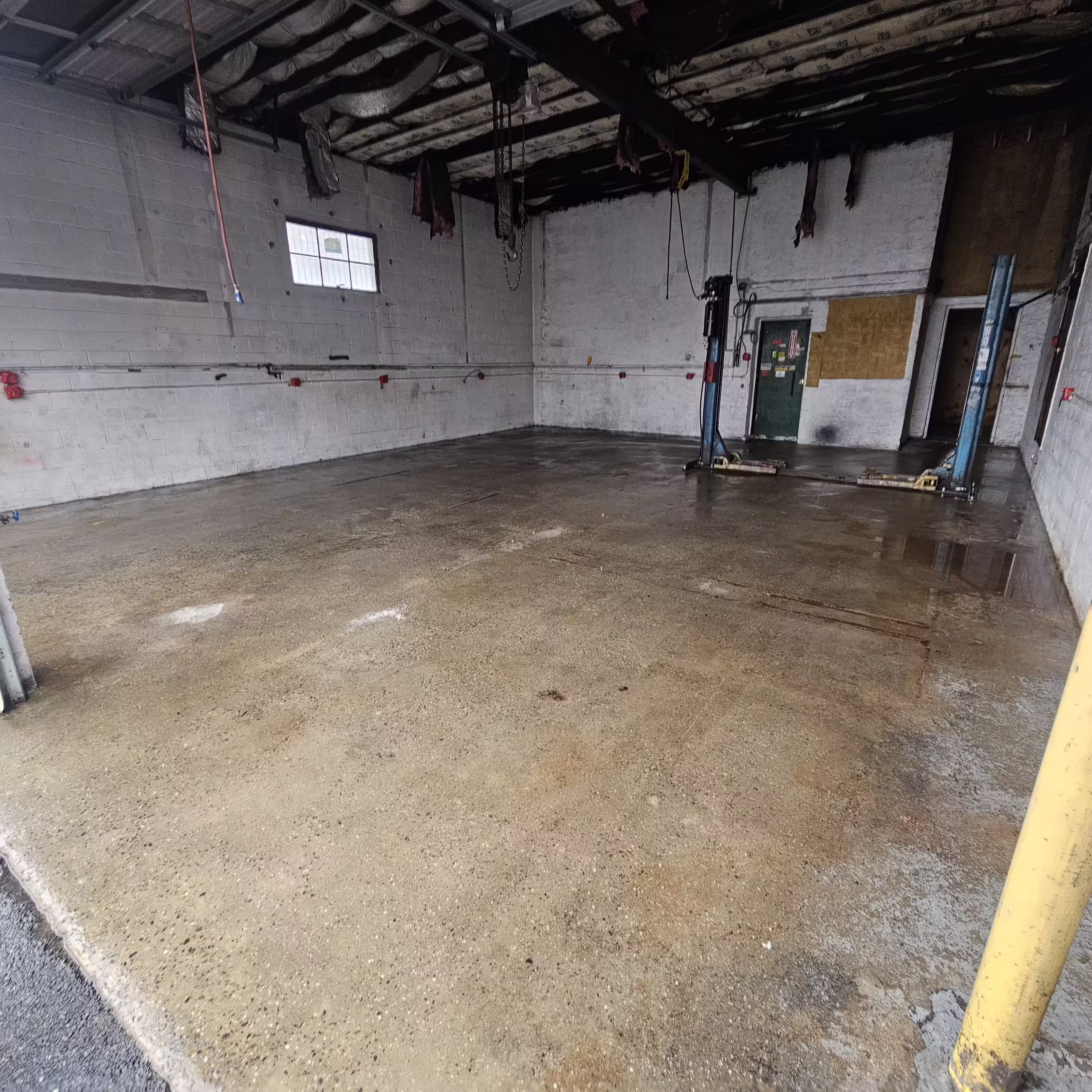 Clean surface after EEC oil and grease removal