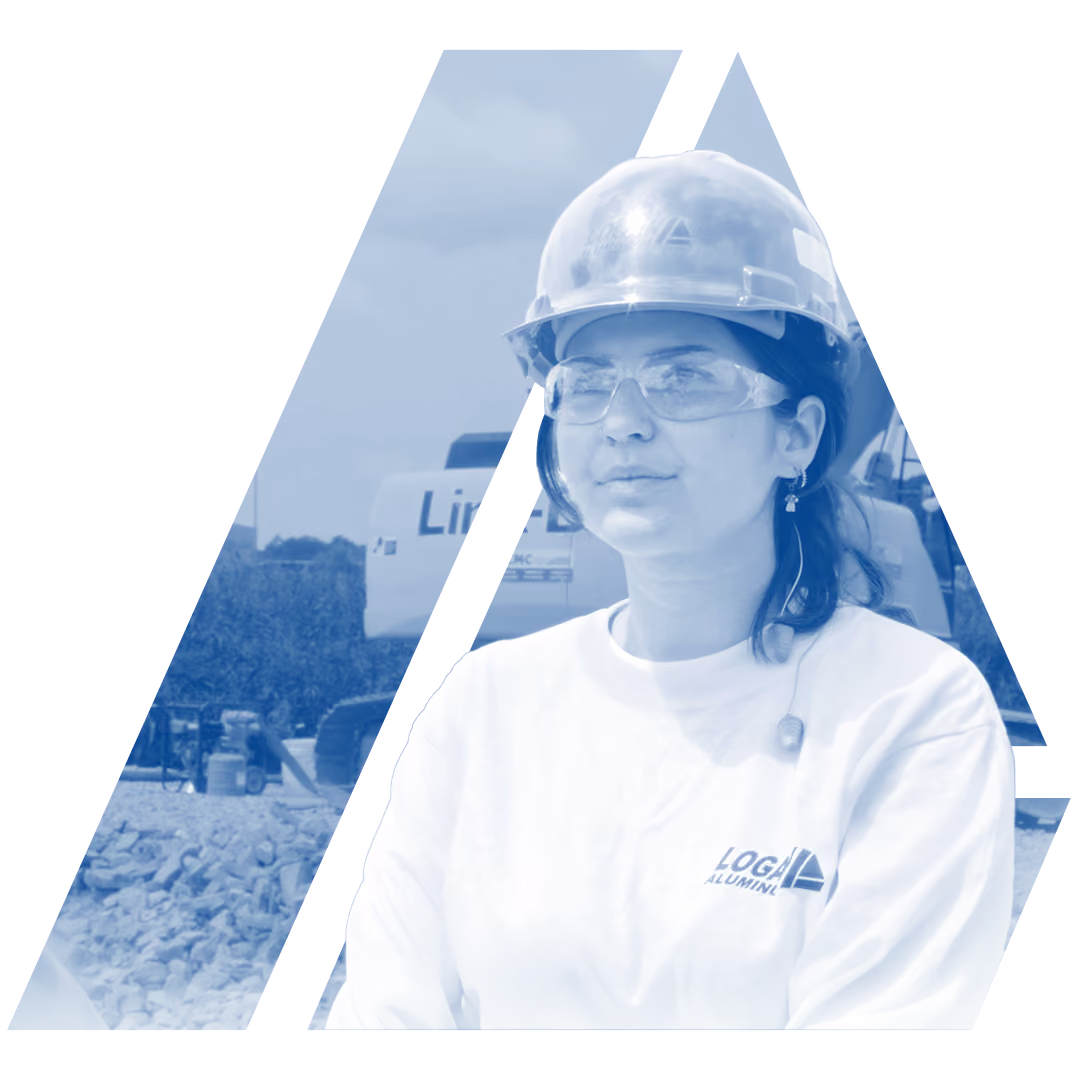 Illustration of a Logan Aluminum engineer
