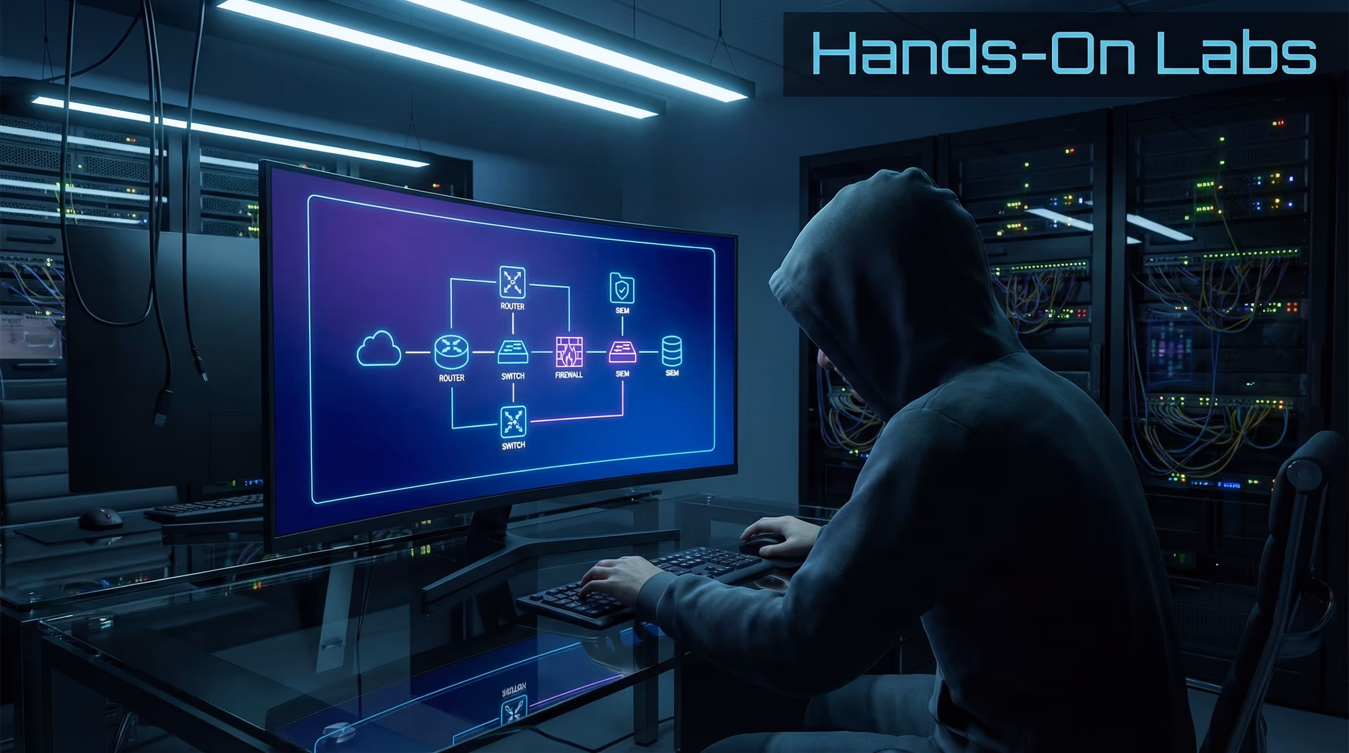 person-working-with-virtual-network-lab-diagram