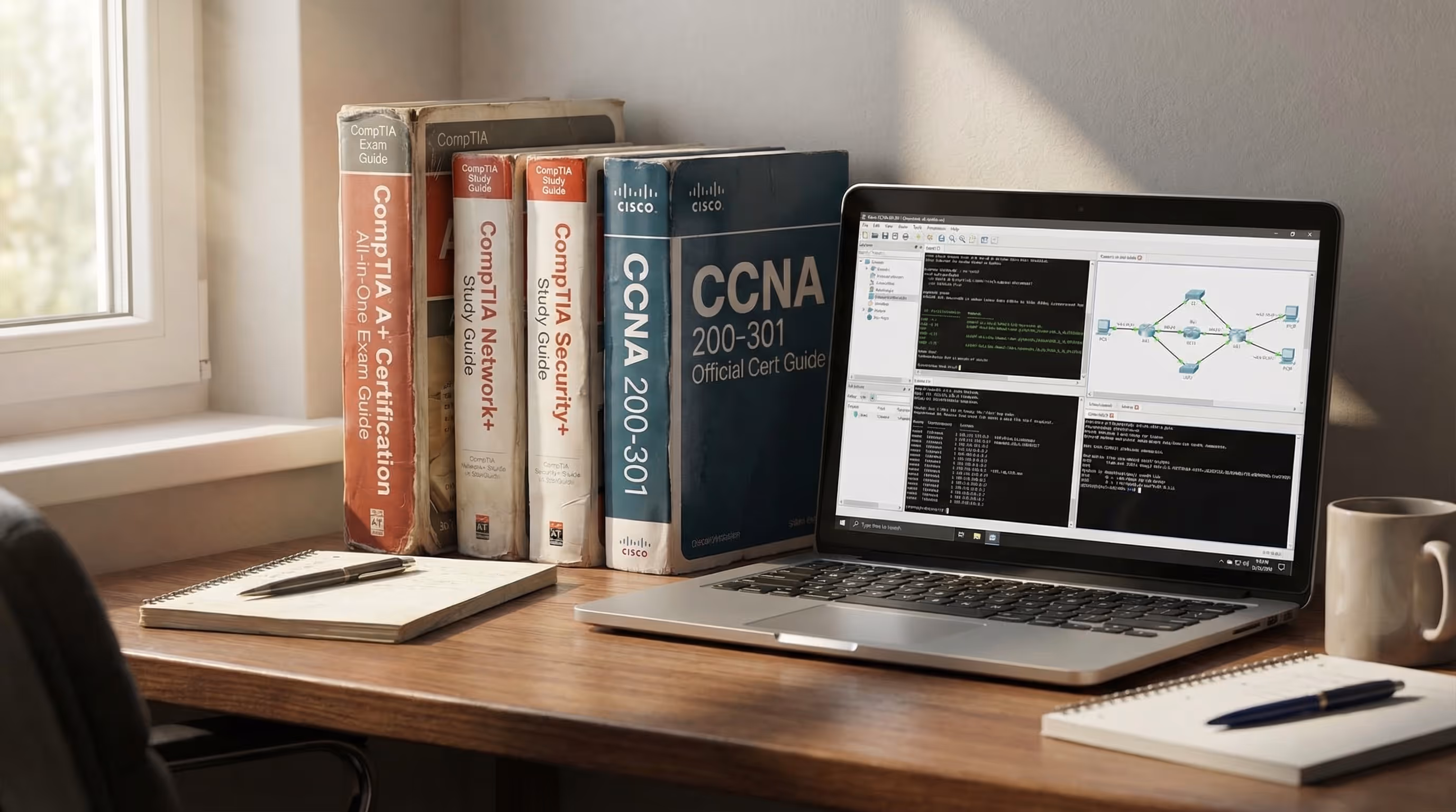 entry-level-it-certification-books-and-virtual-lab-setup