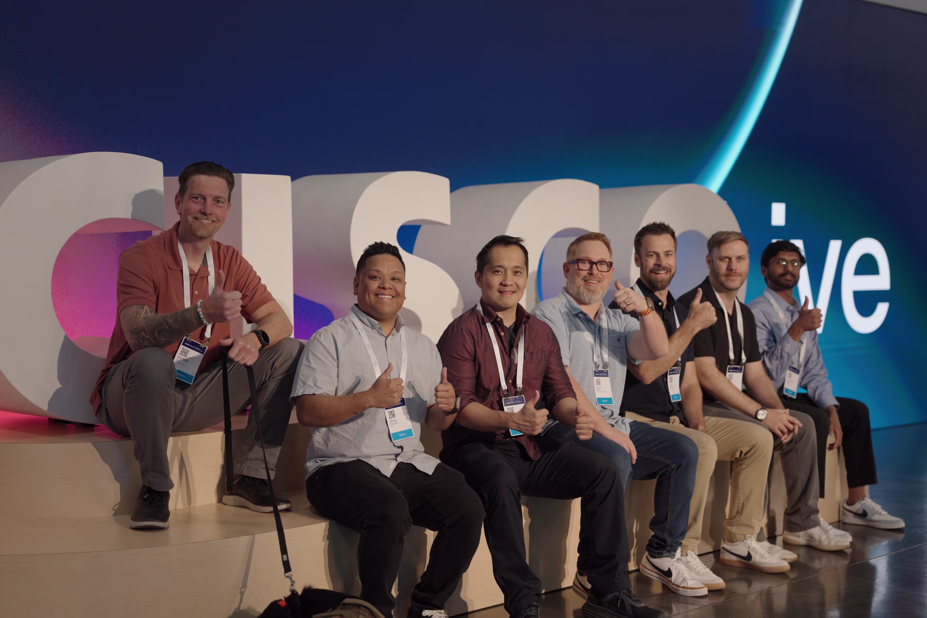 NGT Academy students and team at Cisco Live in Las Vegas