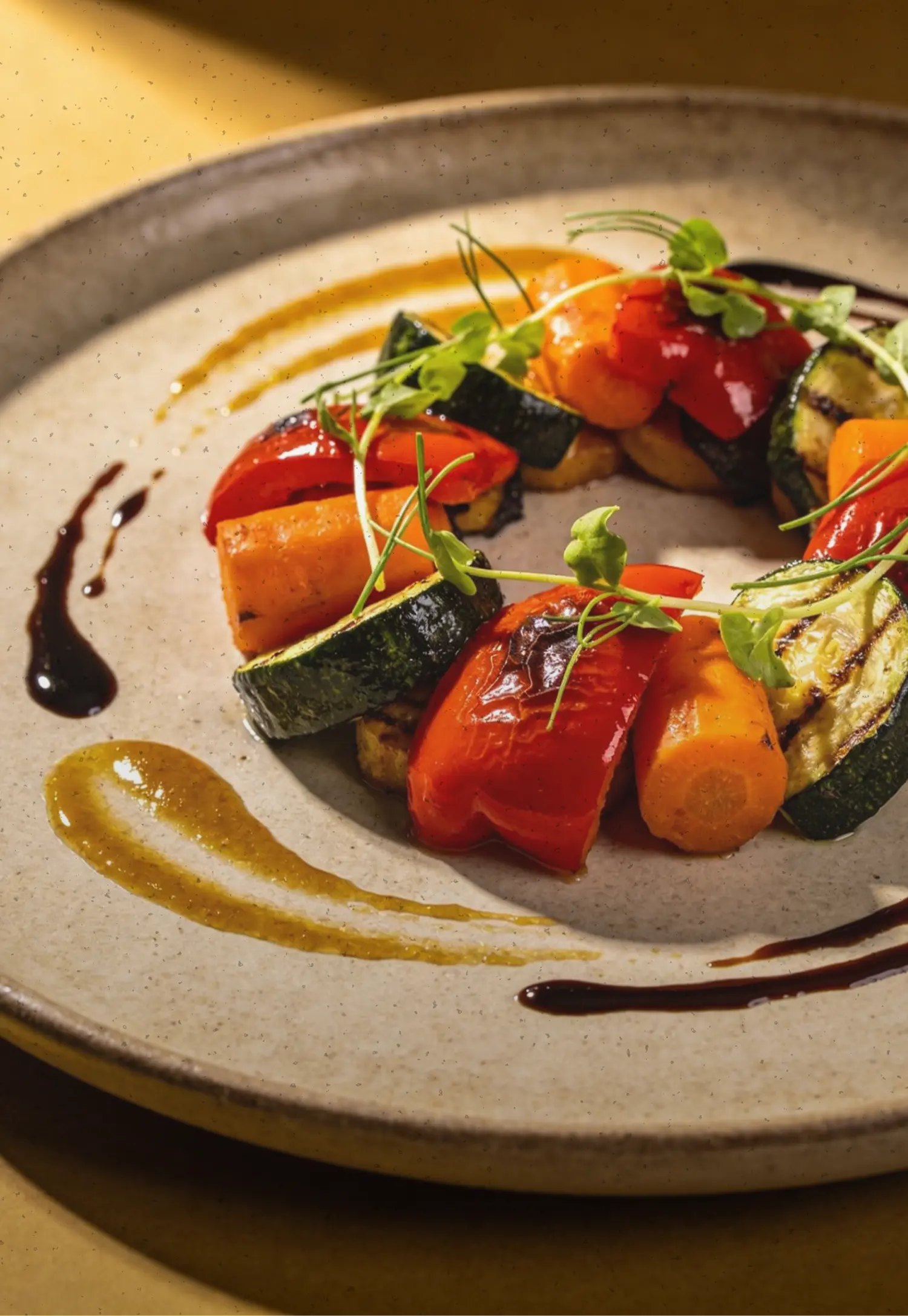 With over 18 years of experience in Italian and farm-to-table cuisine, Alessandro leads the kitchen with a passion for organic ingredients and sustainable practices.