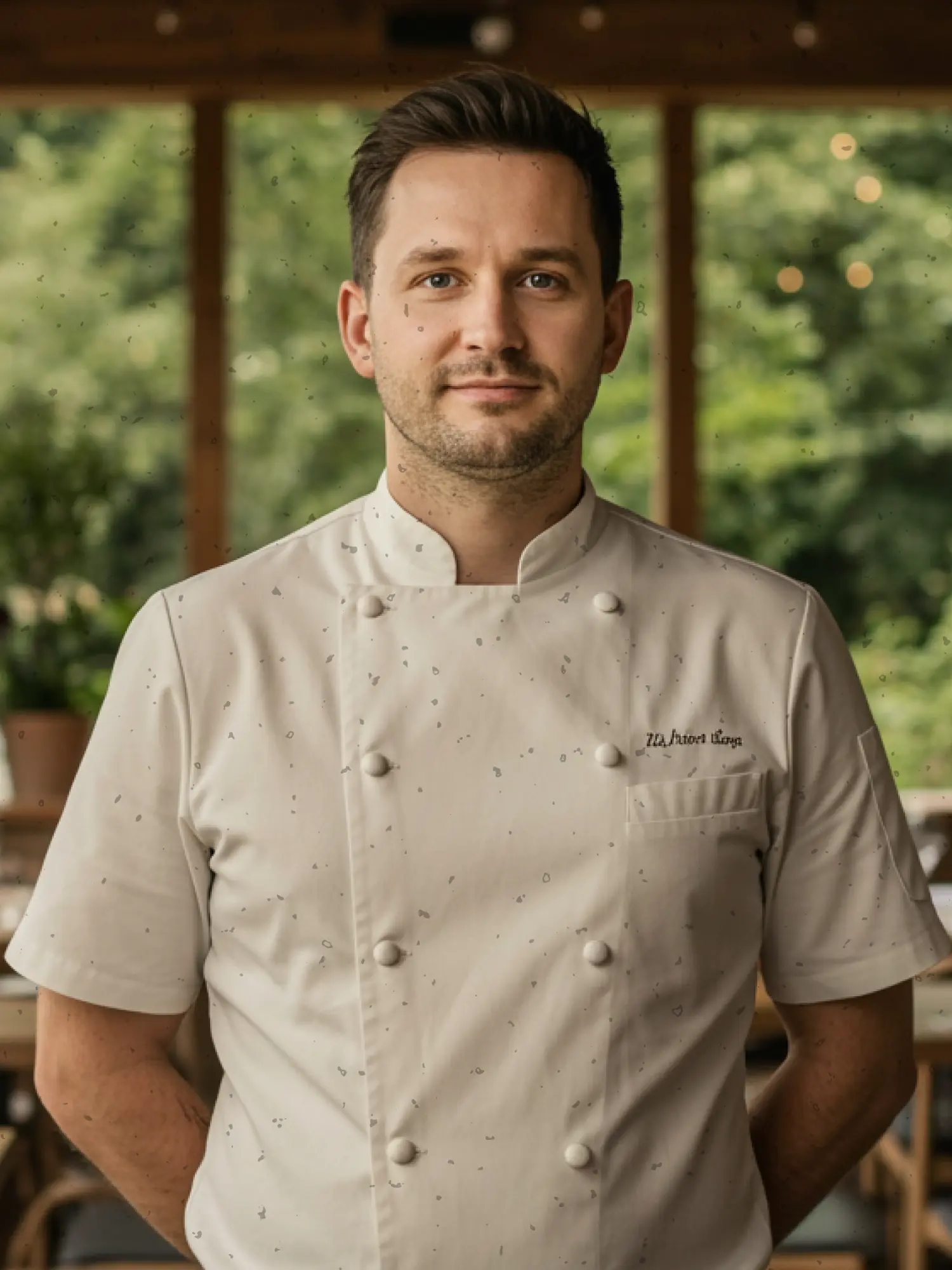With over 18 years of experience in Italian and farm-to-table cuisine, Alessandro leads the kitchen with a passion for organic ingredients and sustainable practices.