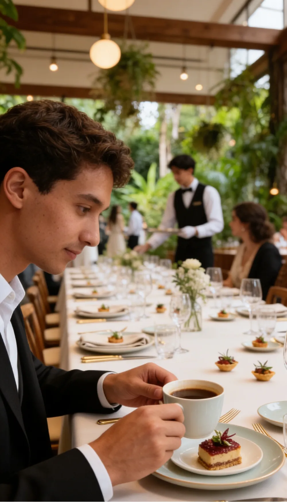Celebrate the beginning of your journey together in a refined, intimate space. Soft lighting and elegant details create a romantic ambiance, perfect for sharing this special moment with loved ones.