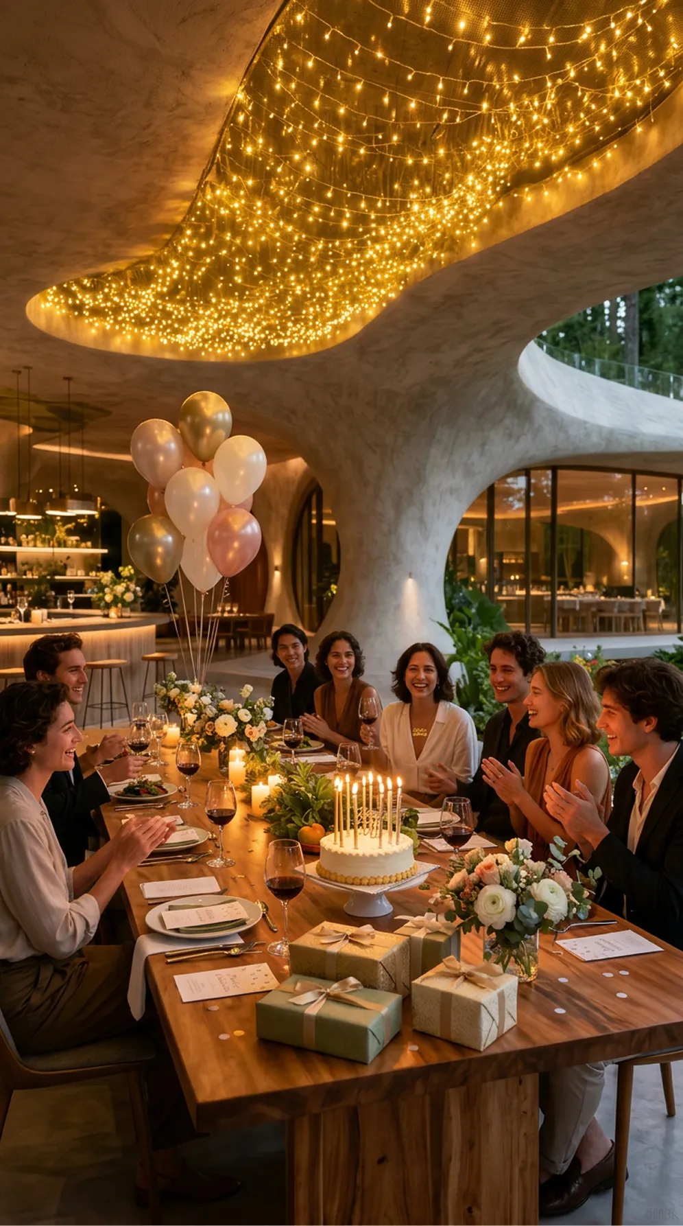 Mark your special day in a setting designed for unforgettable moments. Whether intimate or lively, our space transforms to match your celebration. Warm lighting, curated menus, and personalized touches ensure every detail feels just right.