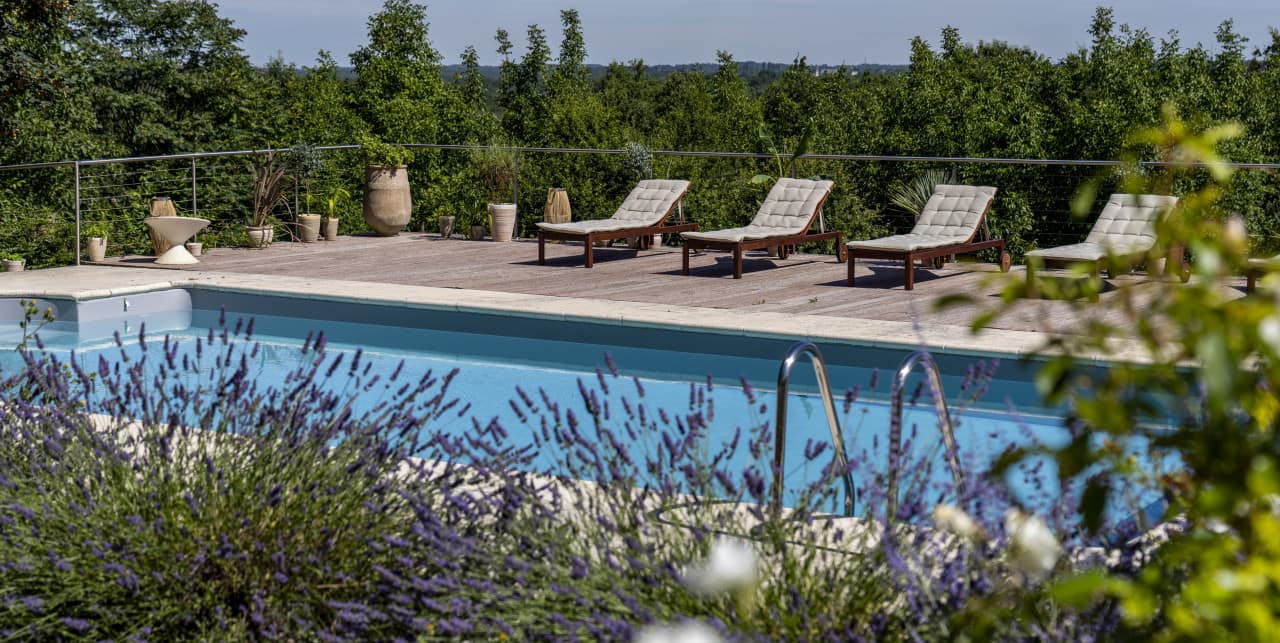 piscine château des forges