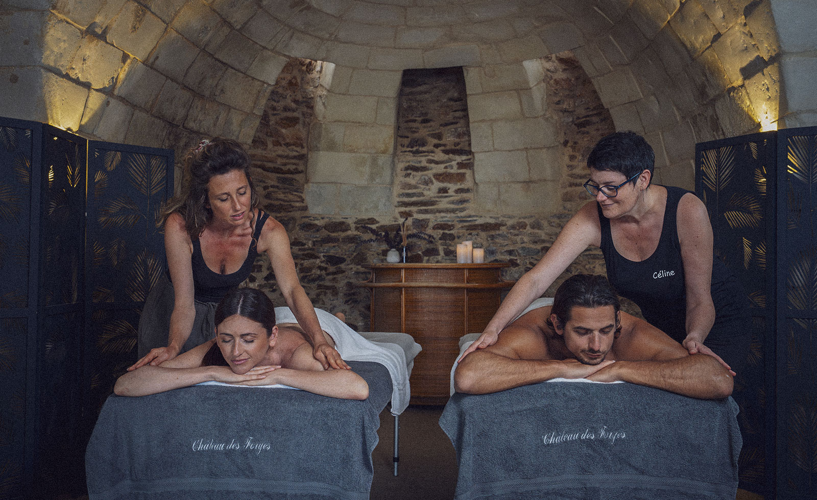 Experience exclusive Château des Forges massage