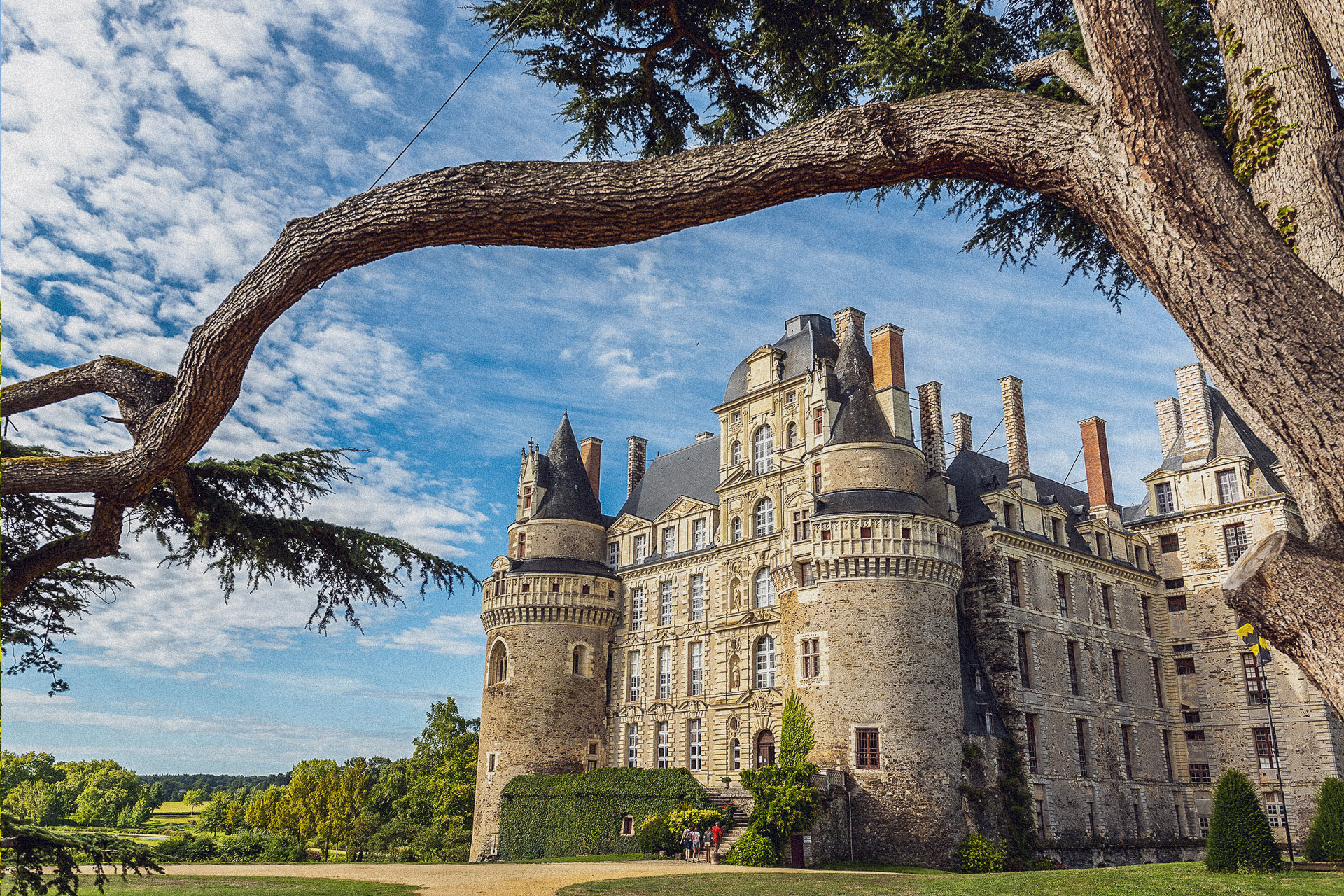 Vue du Château de Brissac