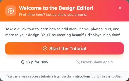 Welcome to the Design Editor