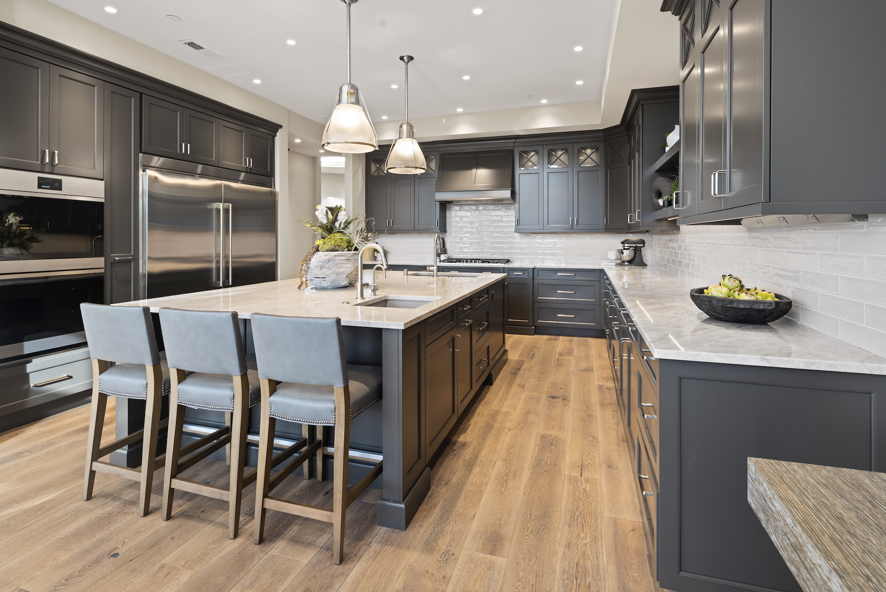 Interior view from the downtown Kirkland condo remodel by Madison Design Build