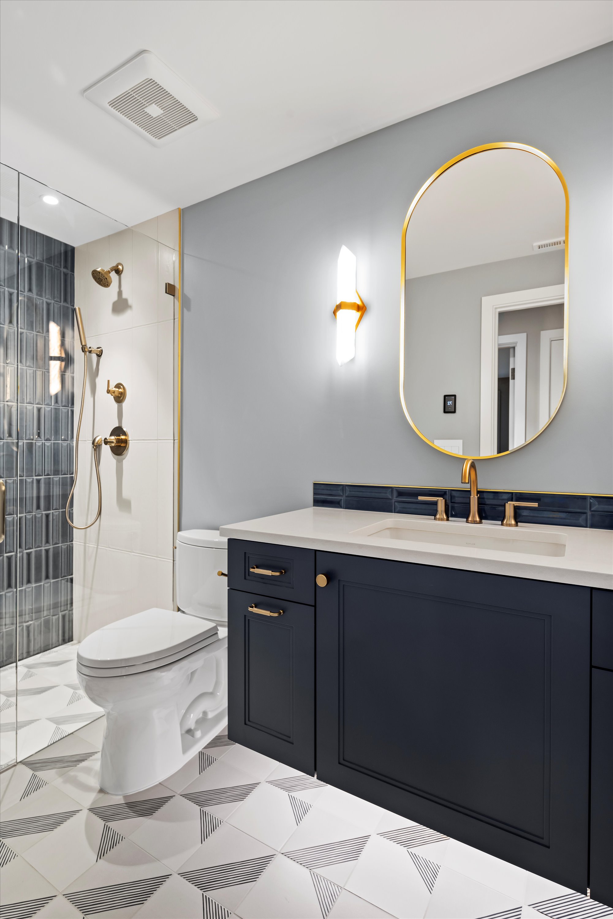 Interior view from the Viewpoint full scope home renovation in Redmond, WA by Madison Design Build