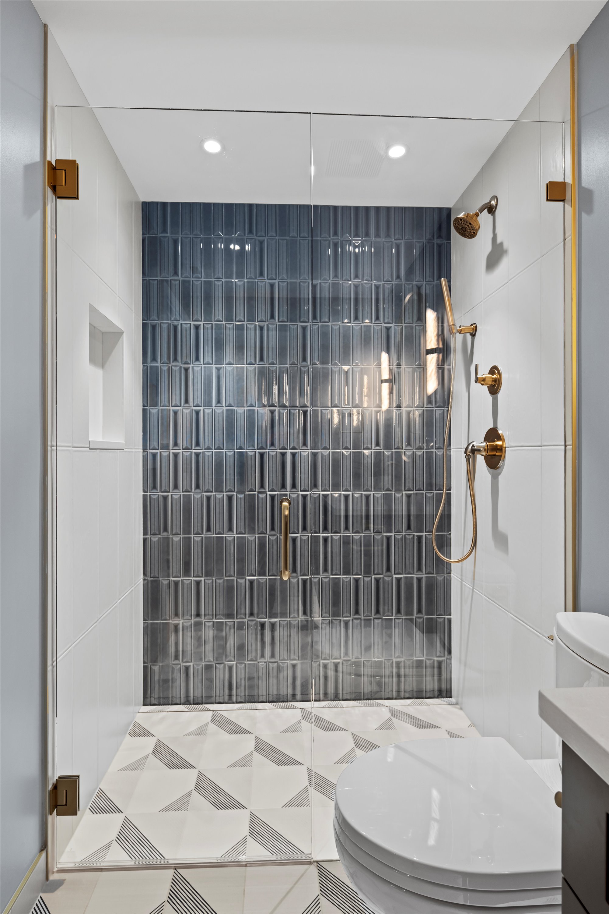 Interior detail from the Viewpoint down-to-the-studs renovation in Redmond, WA by Madison Design Build