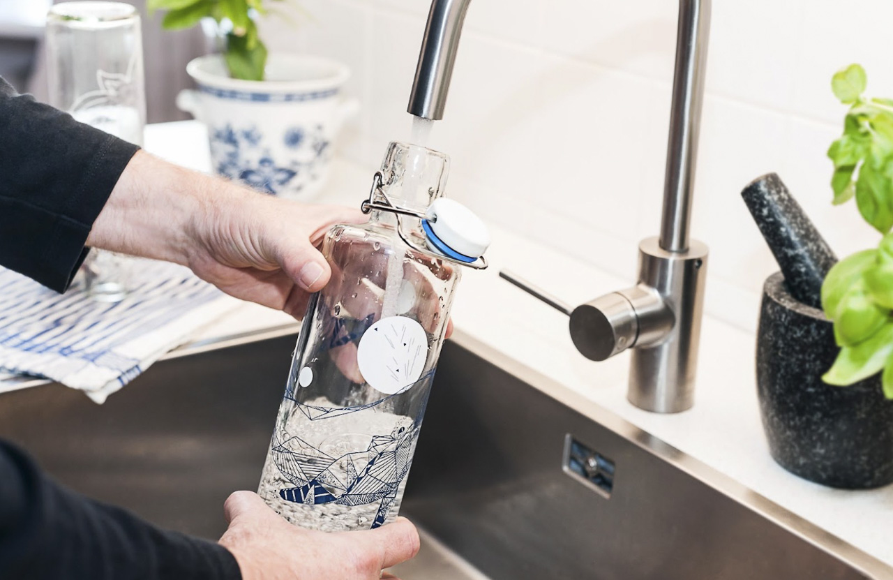 Mach Schluss mit Wasser aus Plastikflaschen!