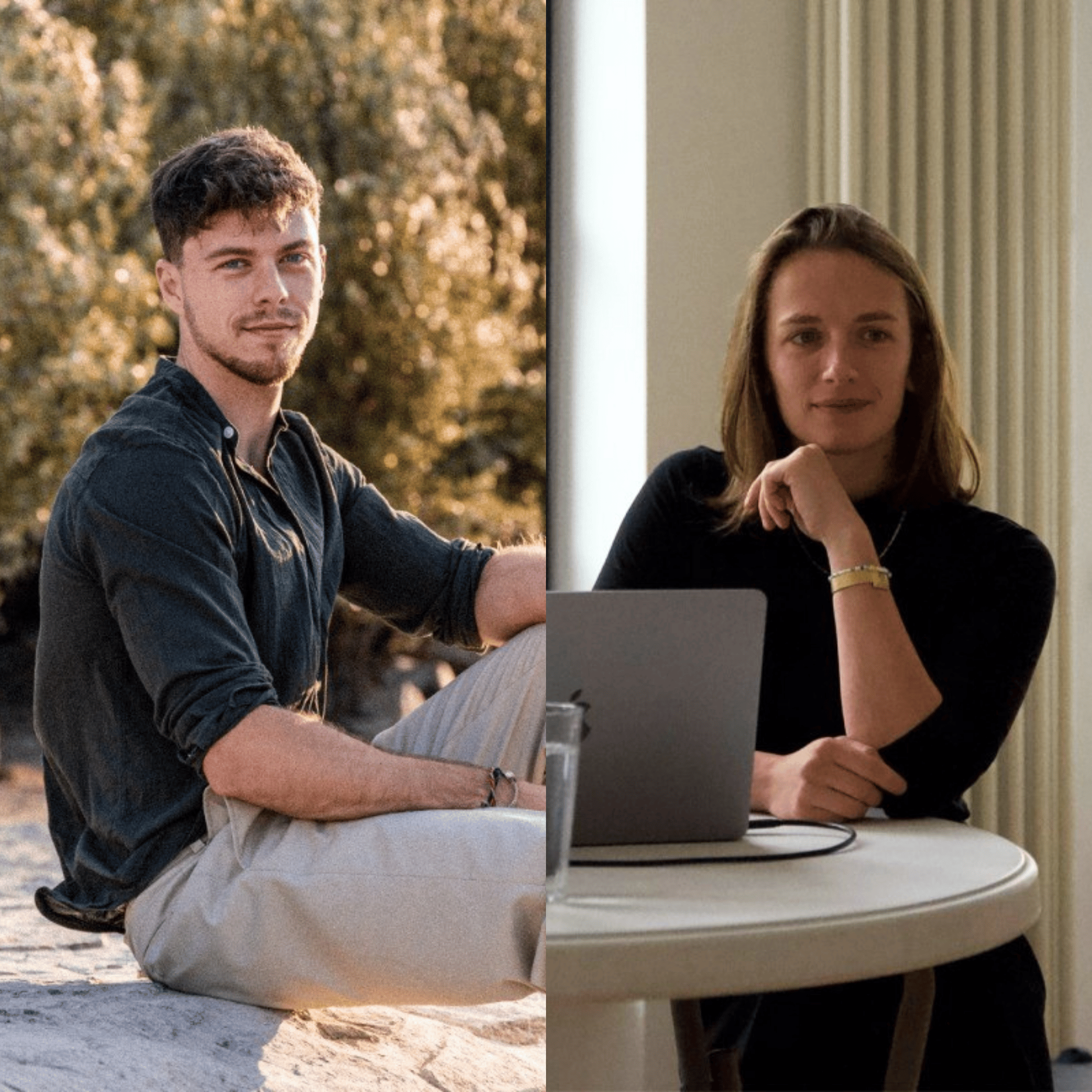 Pava Rischmann und Sven Wilhelm von GOT BAG beim Lunch & Learn zur KI-Transformation im Unternehmen