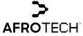 Afrotech logo in white on a black background.
