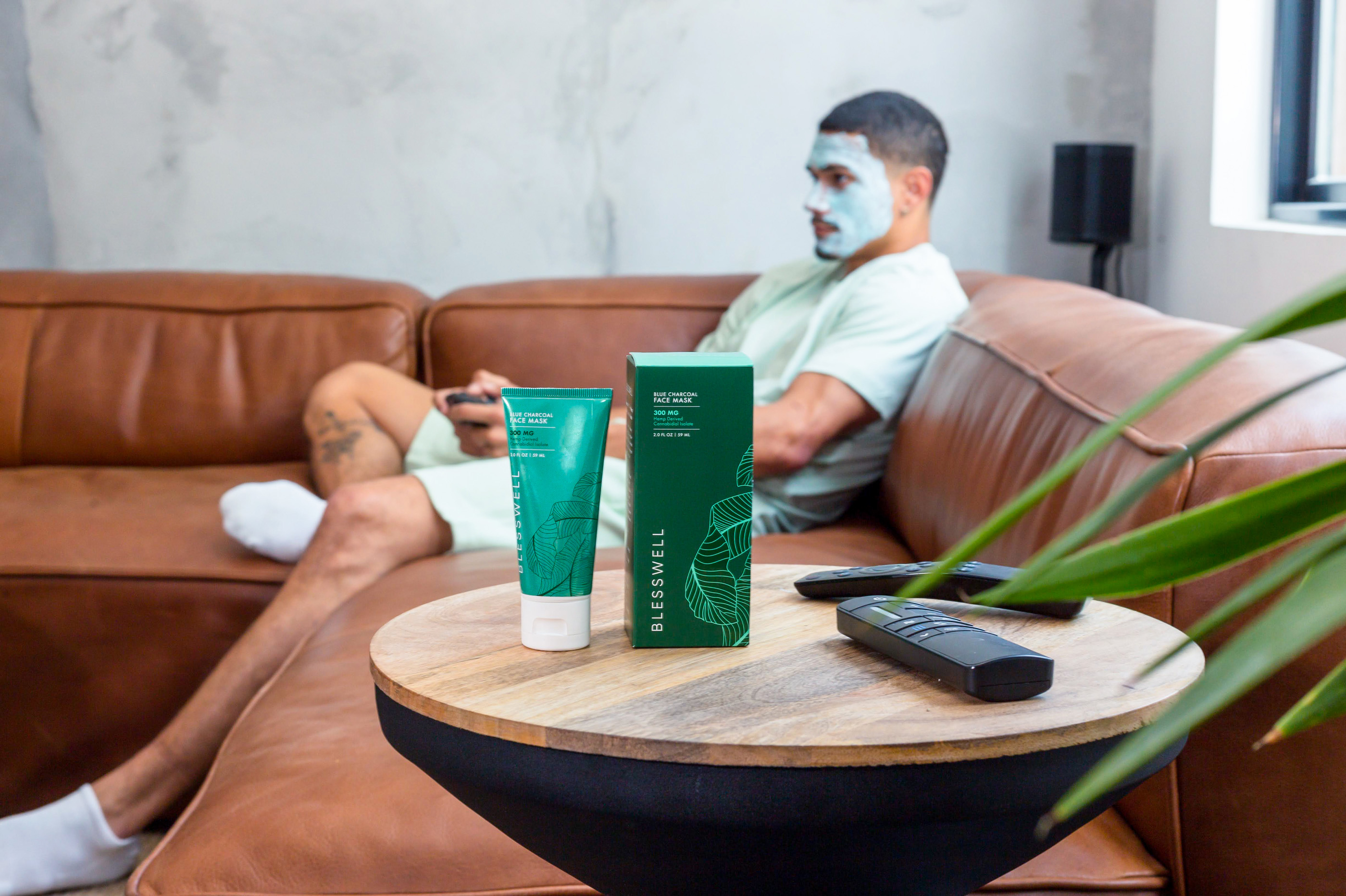 BLESSWELL men’s grooming collection with brand identity and packaging created by Tantrum Agency