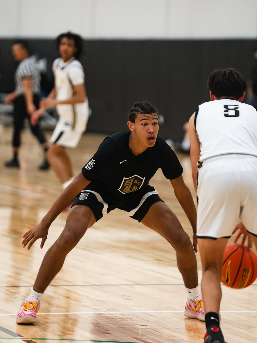 Tantrum Agency Legynds B.C. branding featured in basketball game photography
