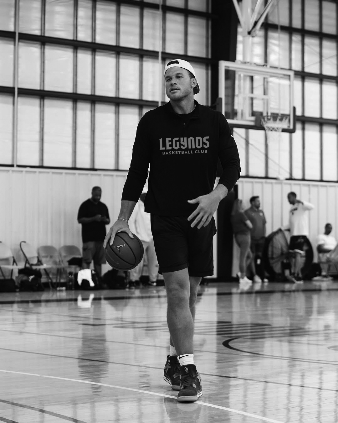 Blake Griffin for Legynds Basketball Club with the sports brand identity created by Tantrum Agency