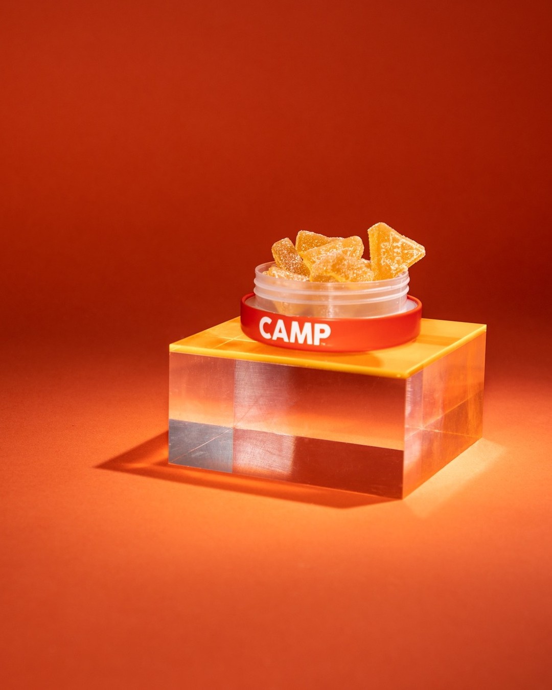 Tantrum Agency packaging design for CAMP featuring branded cannabis products and outdoor-inspired graphics