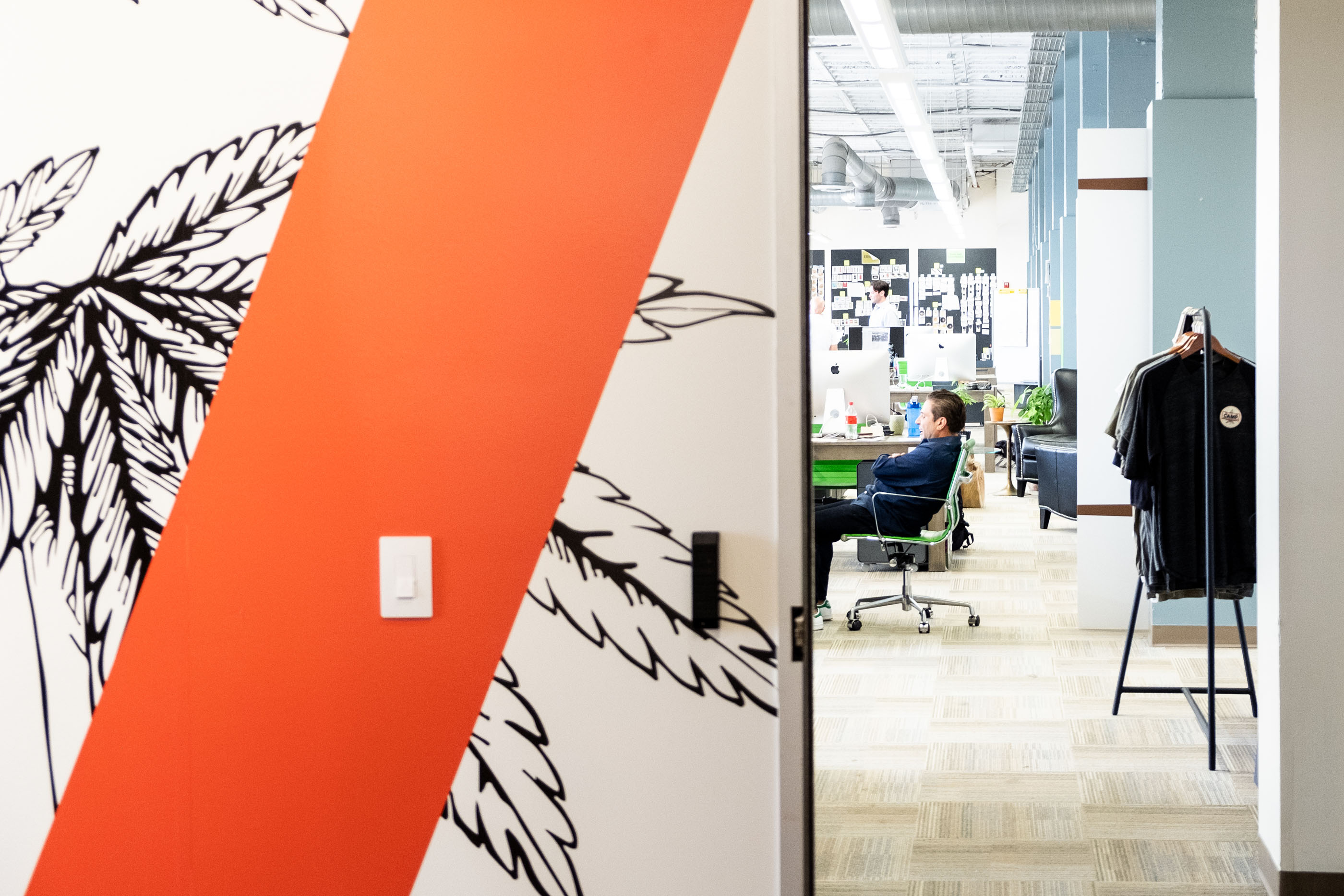 Tantrum Agency CAMP visual identity shown through colorful graphics, illustration and branded design elements