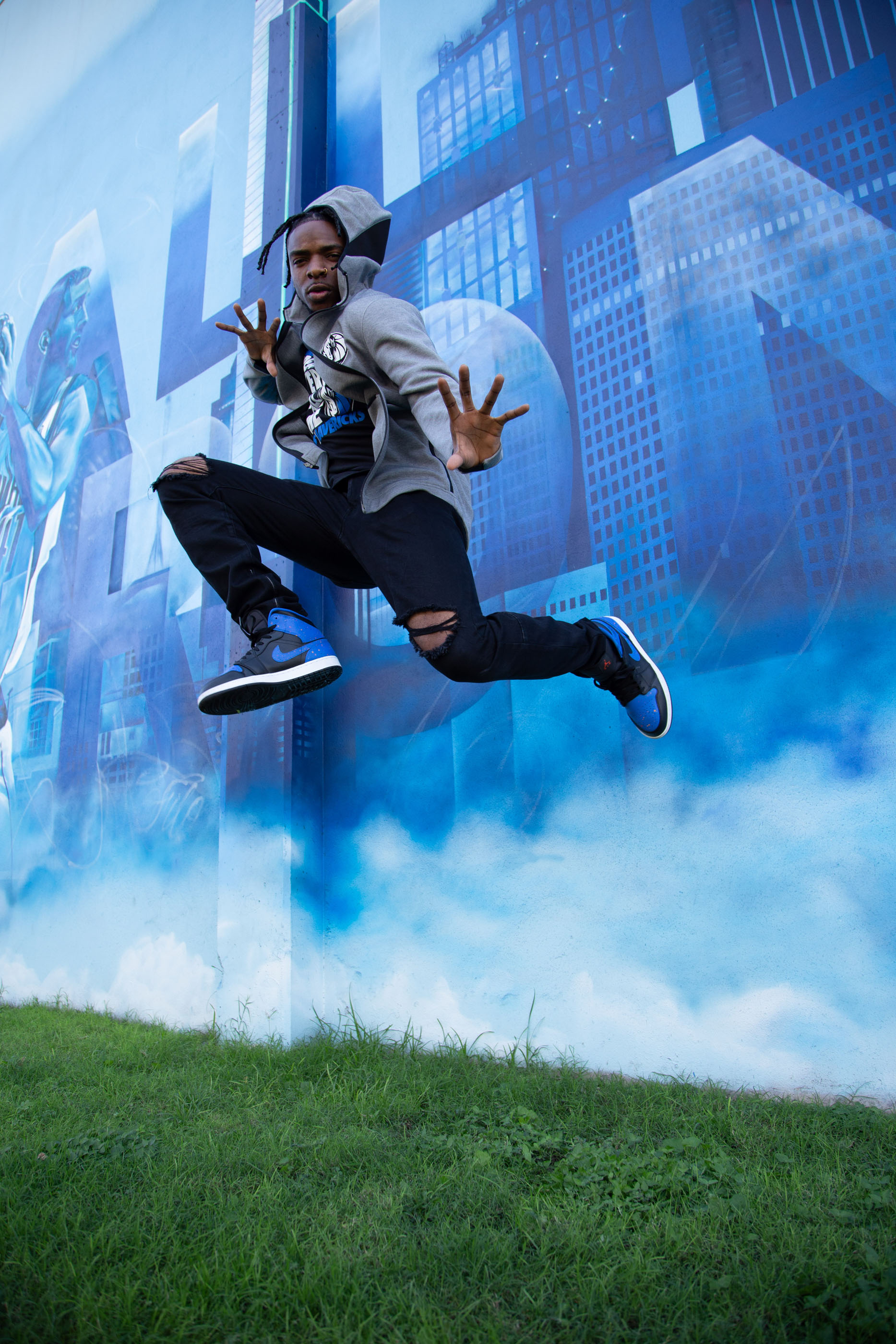 Dallas Mavericks Mavs Shop lifestyle photography art directed by Tantrum Agency to elevate team merchandise as fashion