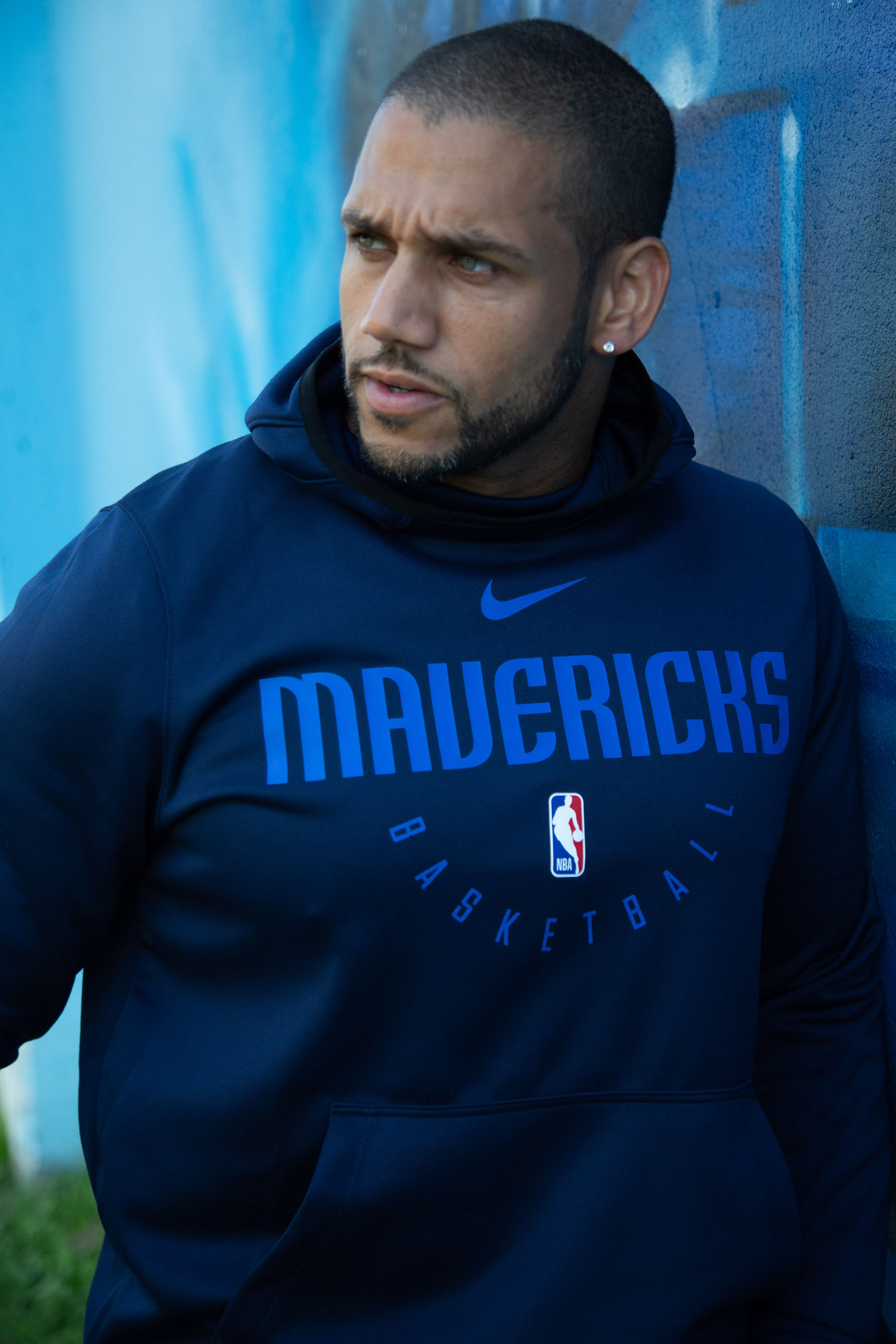 Tantrum Agency fashion-forward photography for Dallas Mavericks Mavs Shop showcasing branded team merchandise