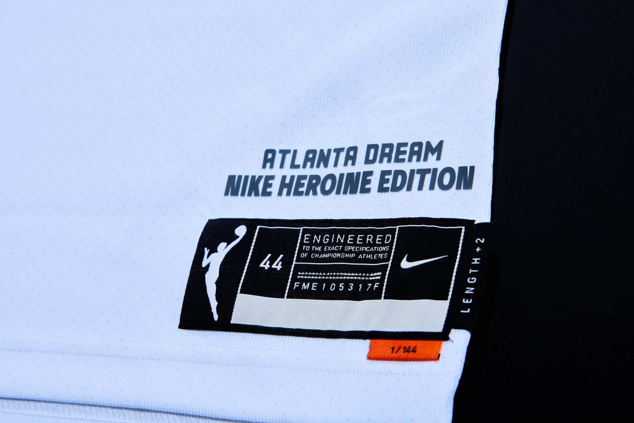 Nike-designed Atlanta Dream Heroine Edition uniform featuring the team identity created by Tantrum Agency