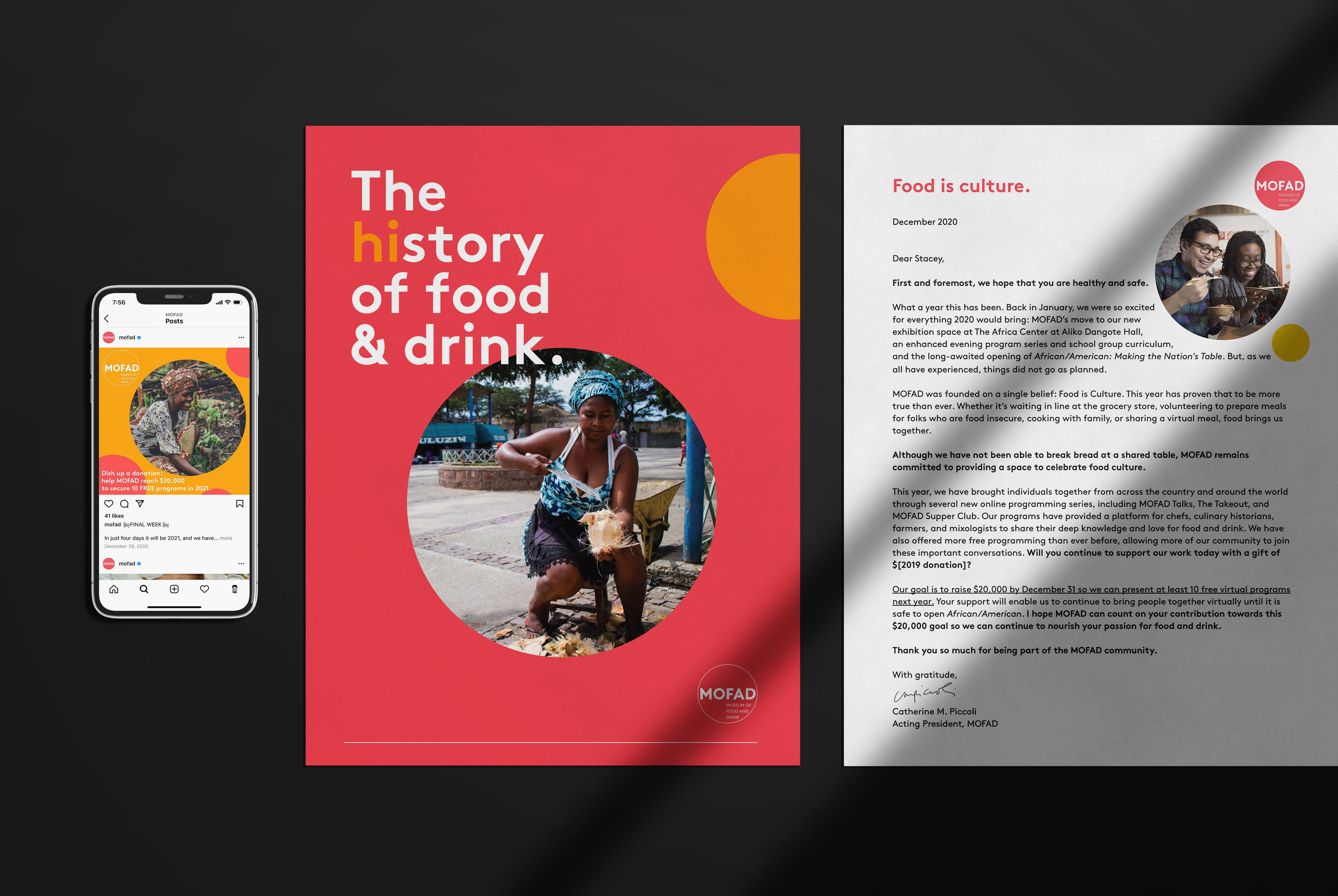 Tantrum Agency physical and digital storytelling for MOFAD celebrating African American culinary history