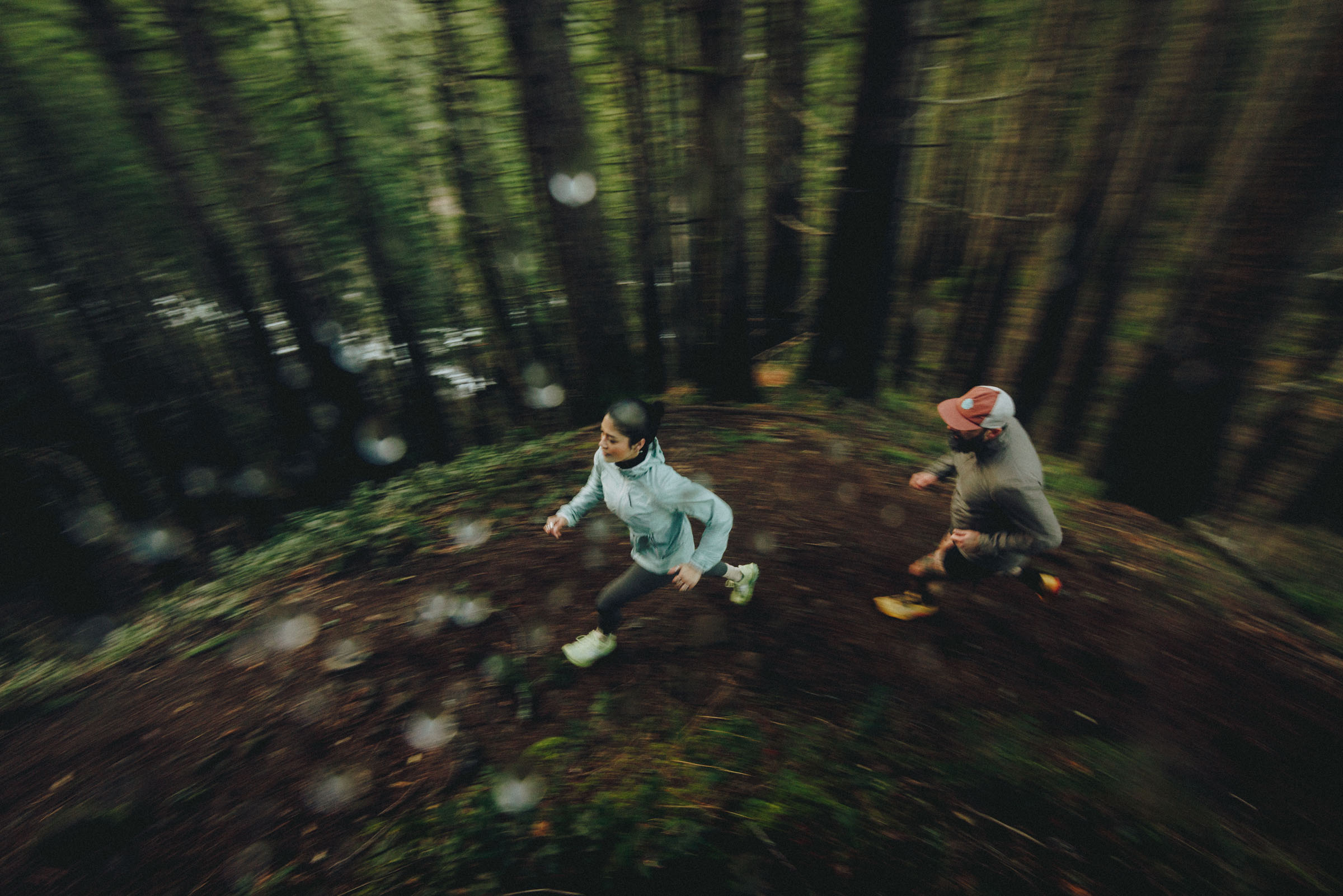 Tantrum Agency trail photography for the Topo Athletic MTN Racer 4 launch campaign