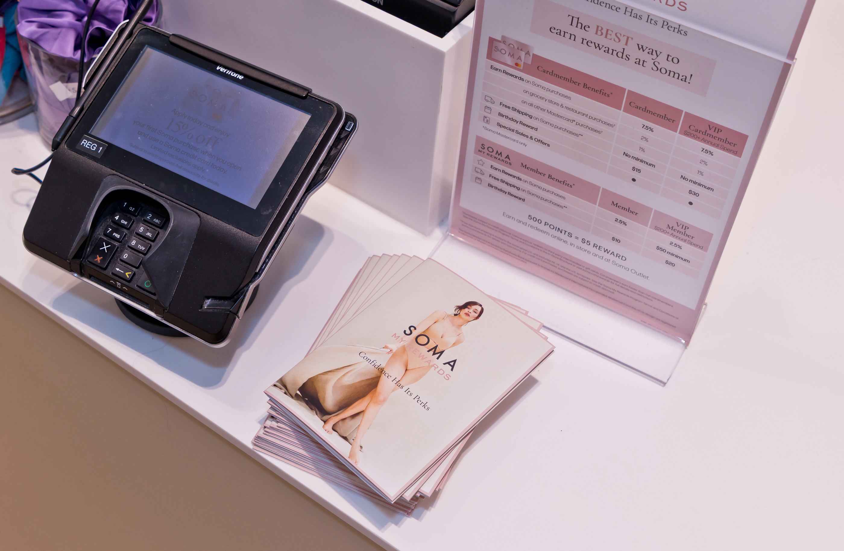 Tantrum Agency Soma My Rewards identity applied across customer communications and rewards touchpoints