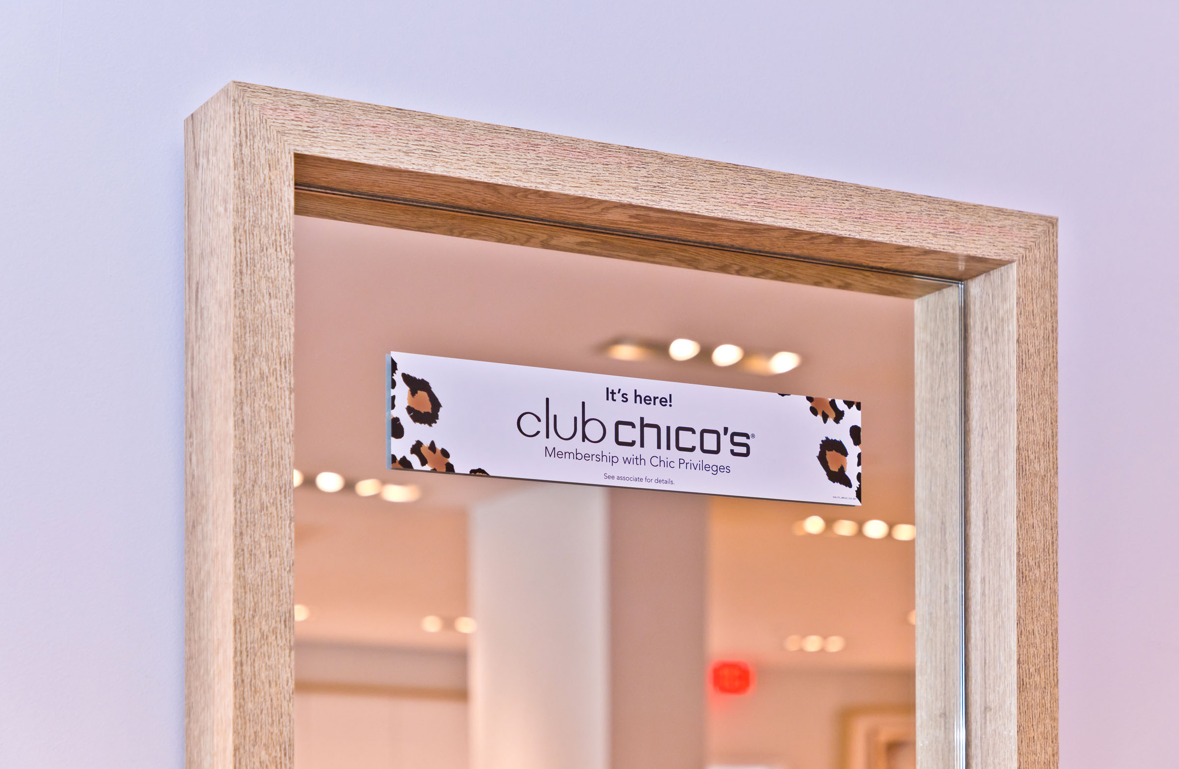 Tantrum Agency Club Chico’s campaign for Chico’s integrated into the in-store customer experience
