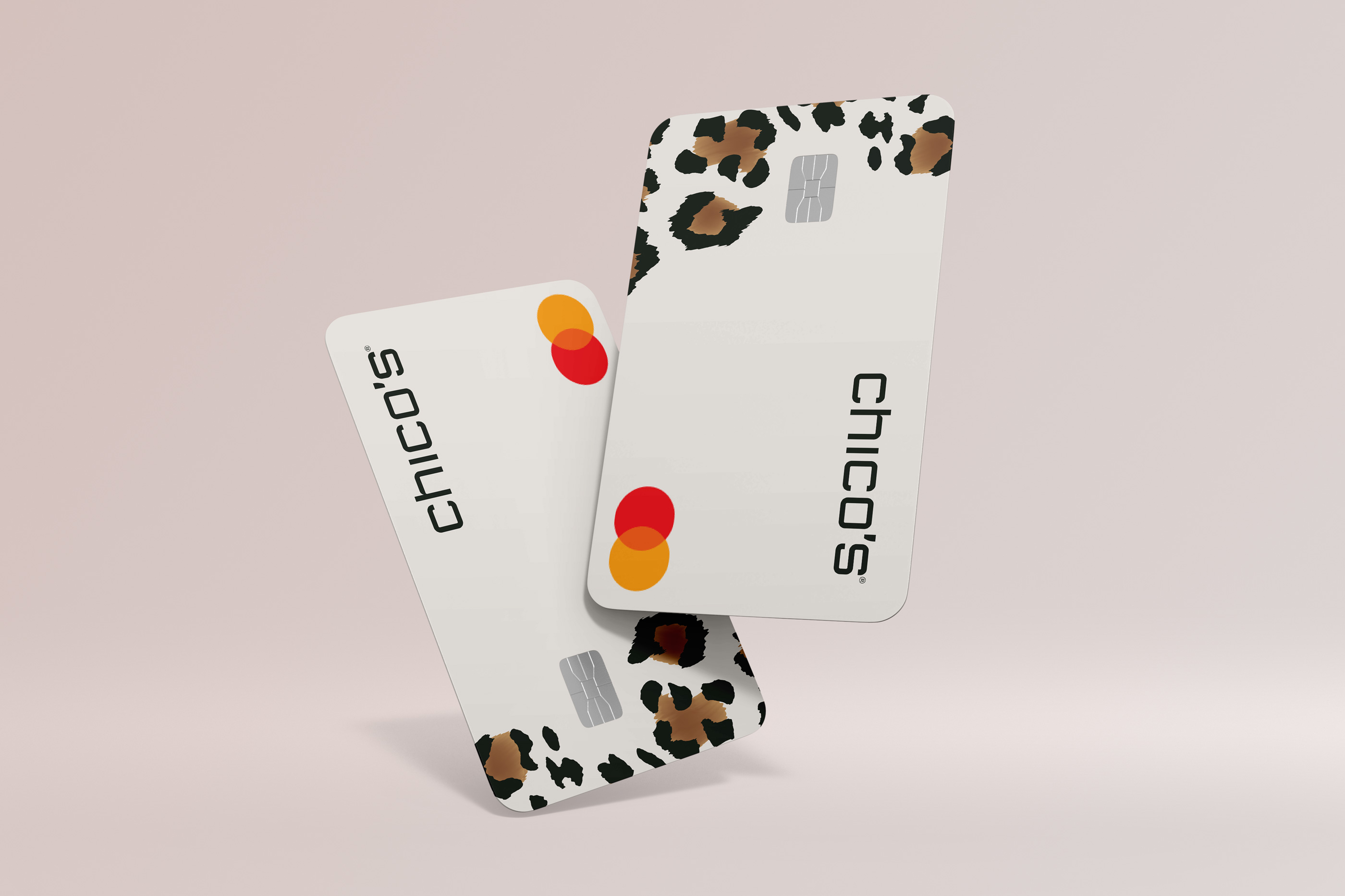 Tantrum Agency Club Chico’s loyalty program design shown across membership card and branded customer materials