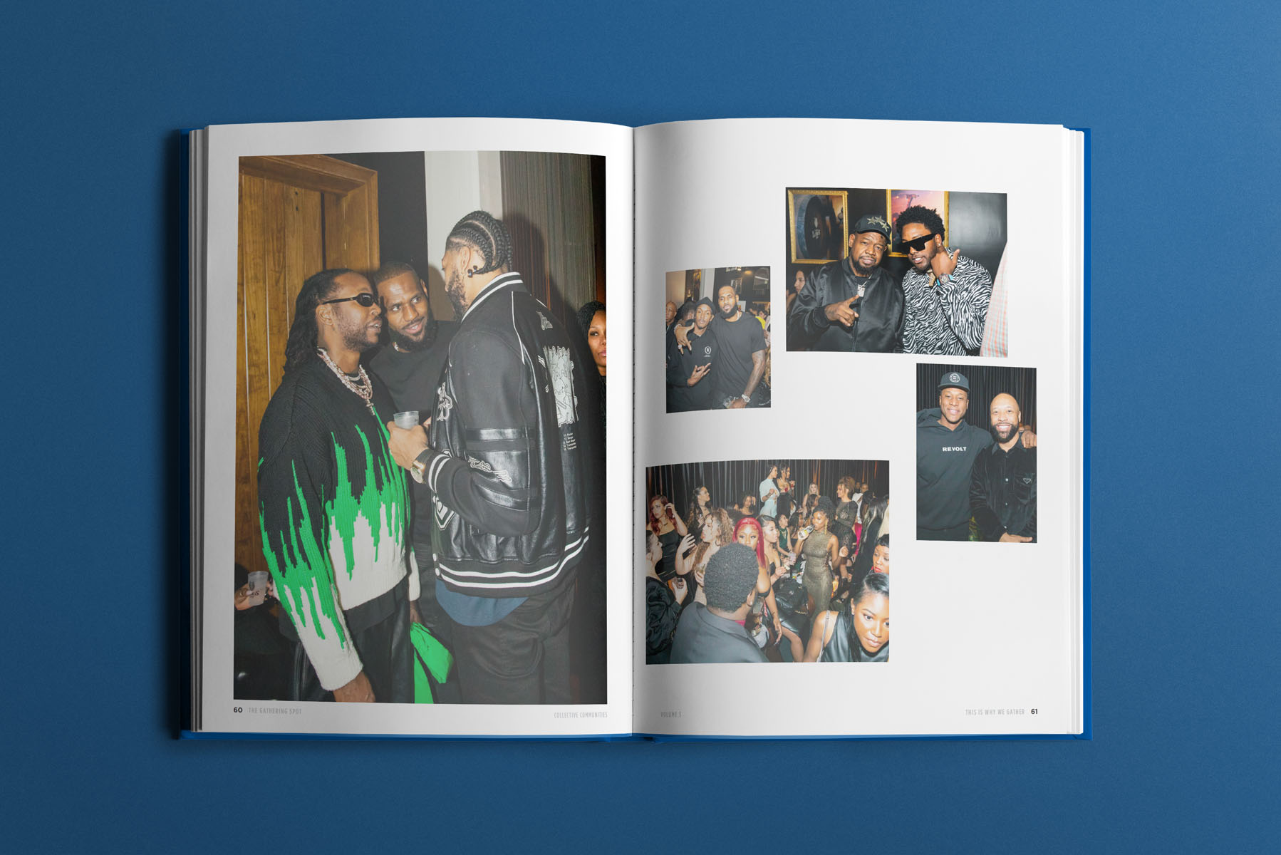 The Gathering Spot Yearbook Vol. 3 editorial spread by Tantrum Agency celebrating collective community