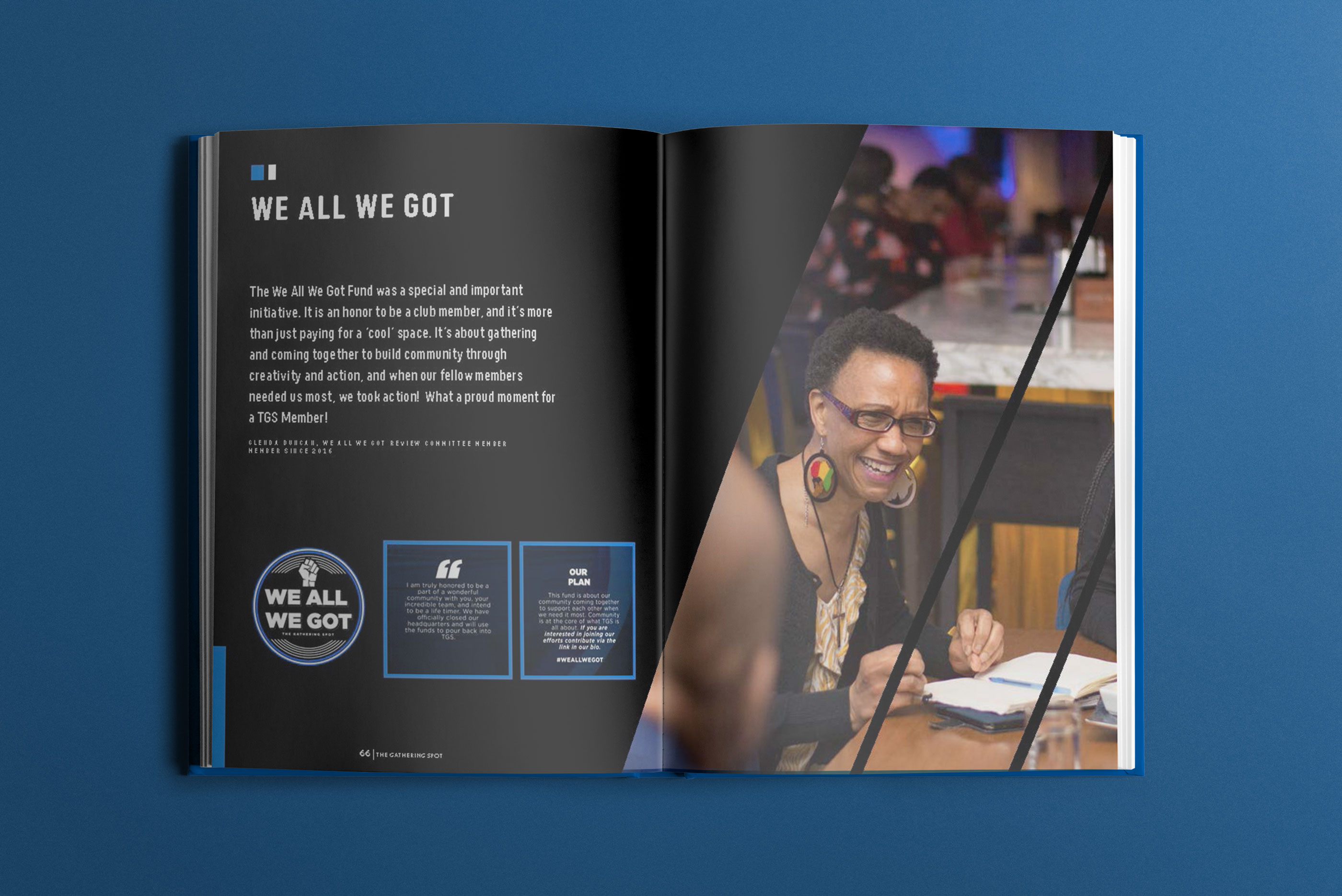 The Gathering Spot Yearbook Vol. 2 by Tantrum Agency concluding an editorial story of disruption, resilience and community