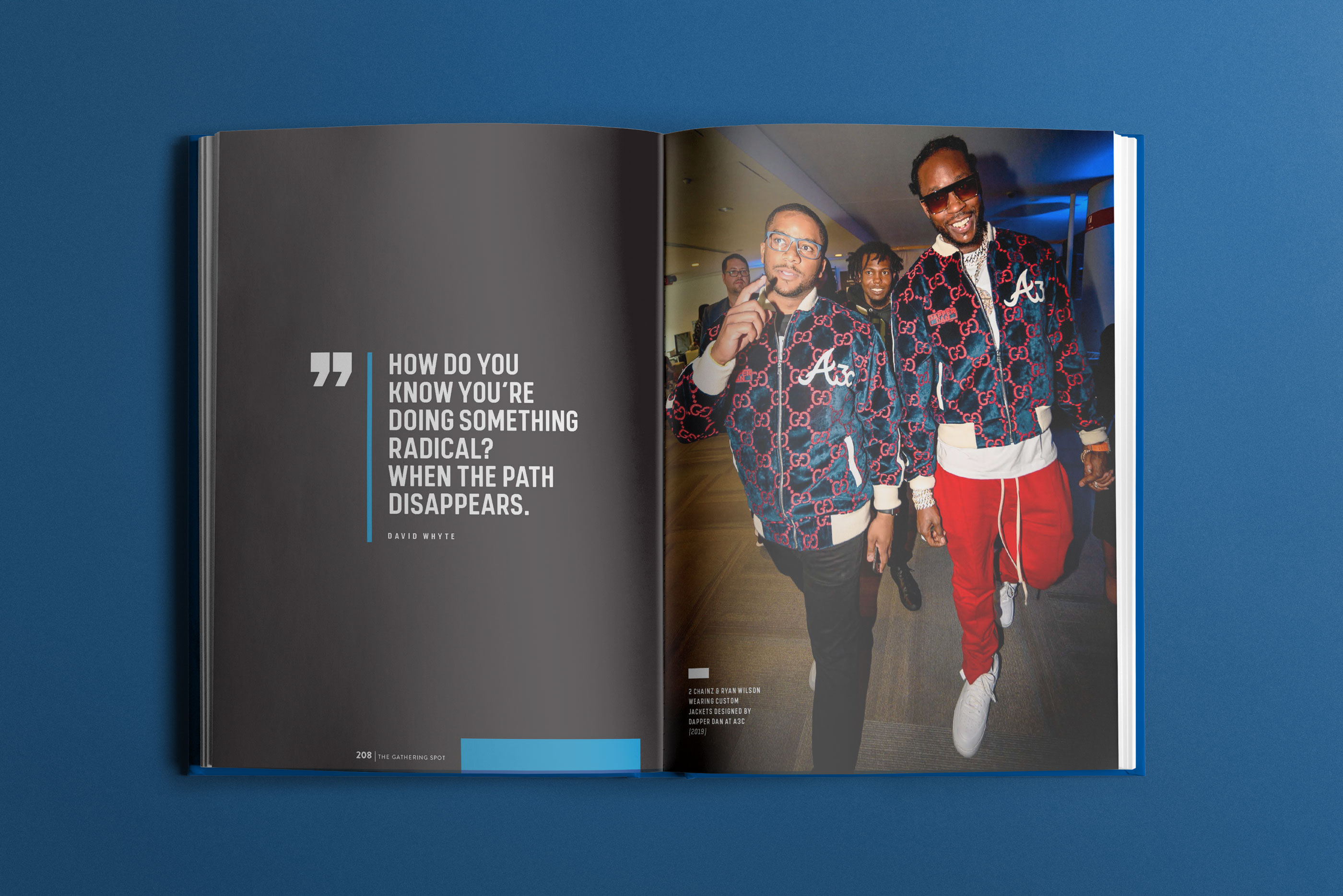 The Gathering Spot Yearbook Vol. 1 design by Tantrum Agency combining photography and editorial storytelling
