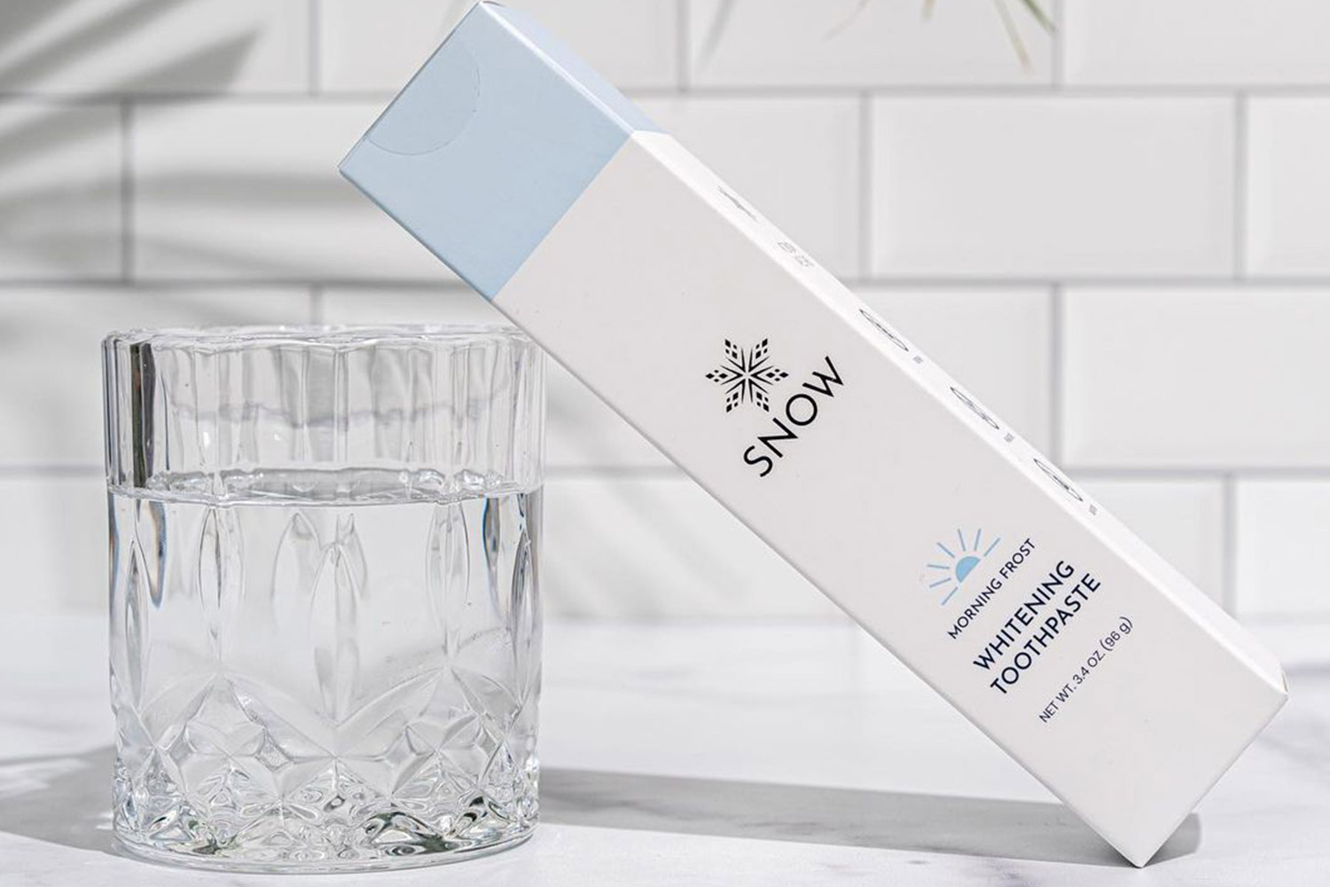 Tantrum Agency retail packaging design for SNOW oral care featuring the premium product system