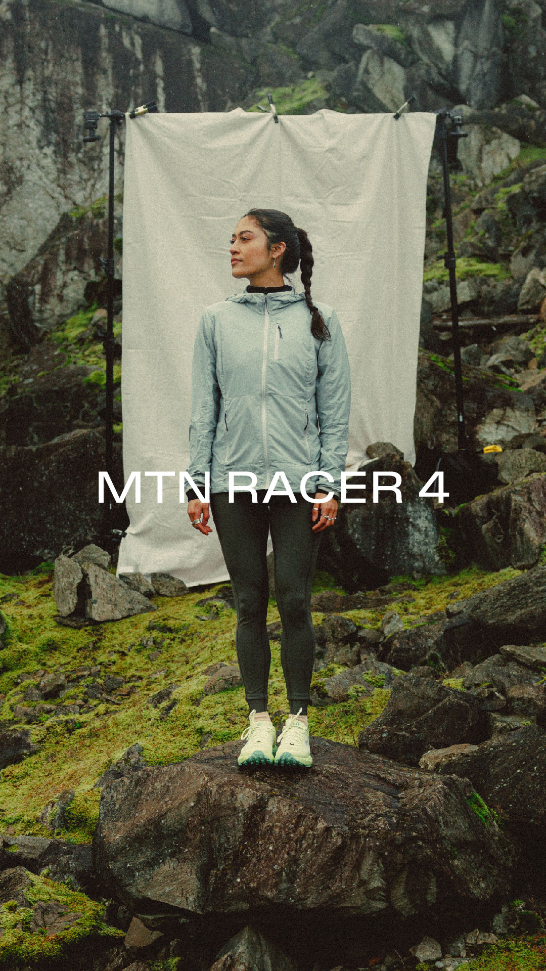 Tantrum Agency vertical social creative for the Topo Athletic MTN Racer 4 campaign
