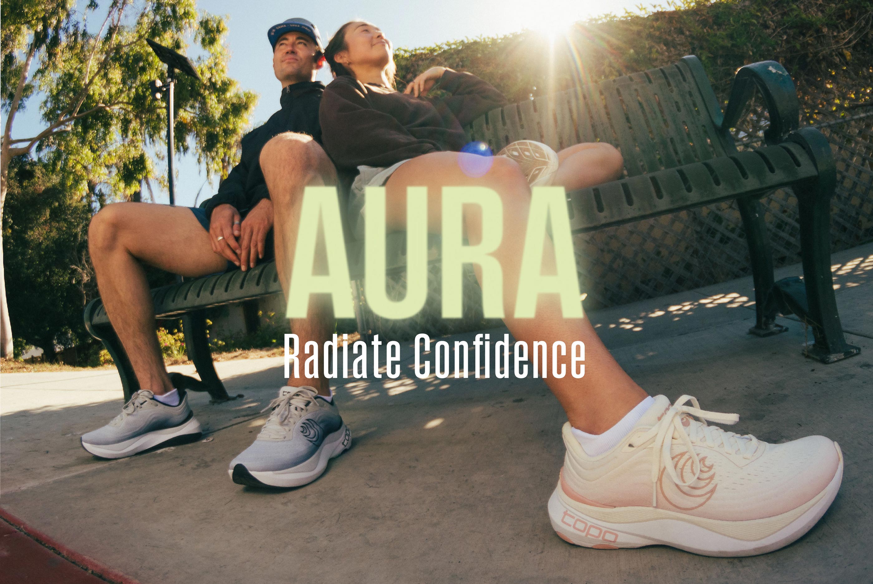 Topo Athletic Aura digital campaign by Tantrum Agency shown through branded product storytelling