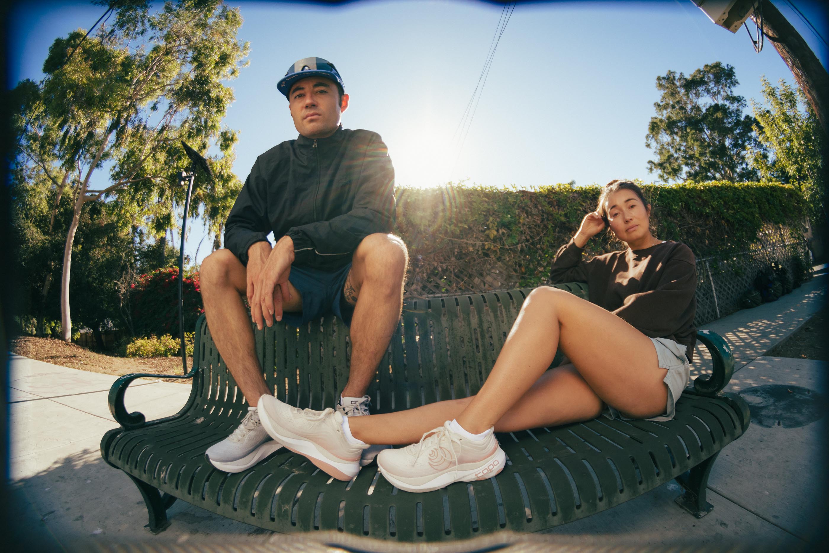 Tantrum Agency Aura launch campaign for Topo Athletic featuring the stability running shoe in campaign photography