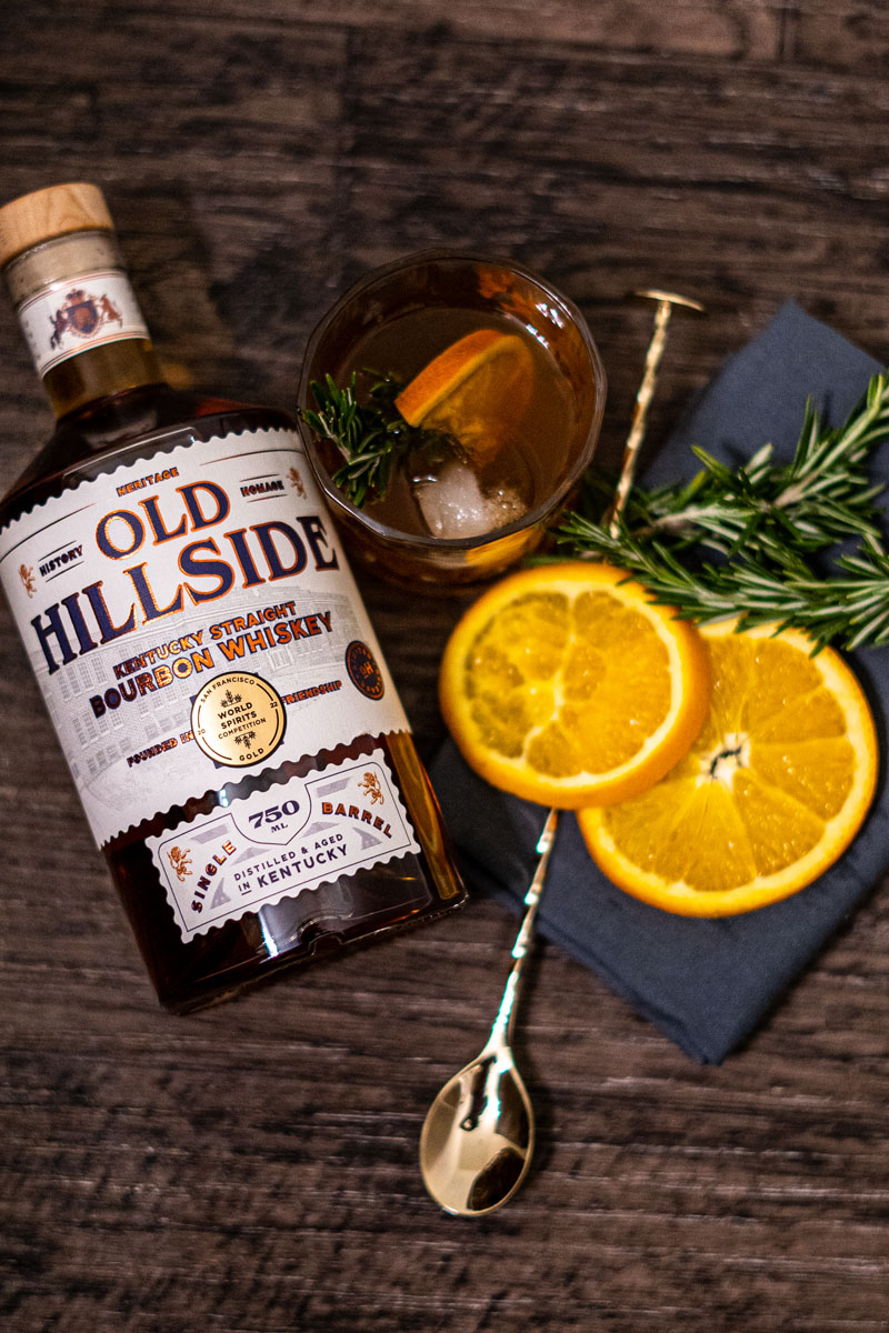 Tantrum Agency brand photography for Old Hillside Bourbon Company featuring premium bourbon