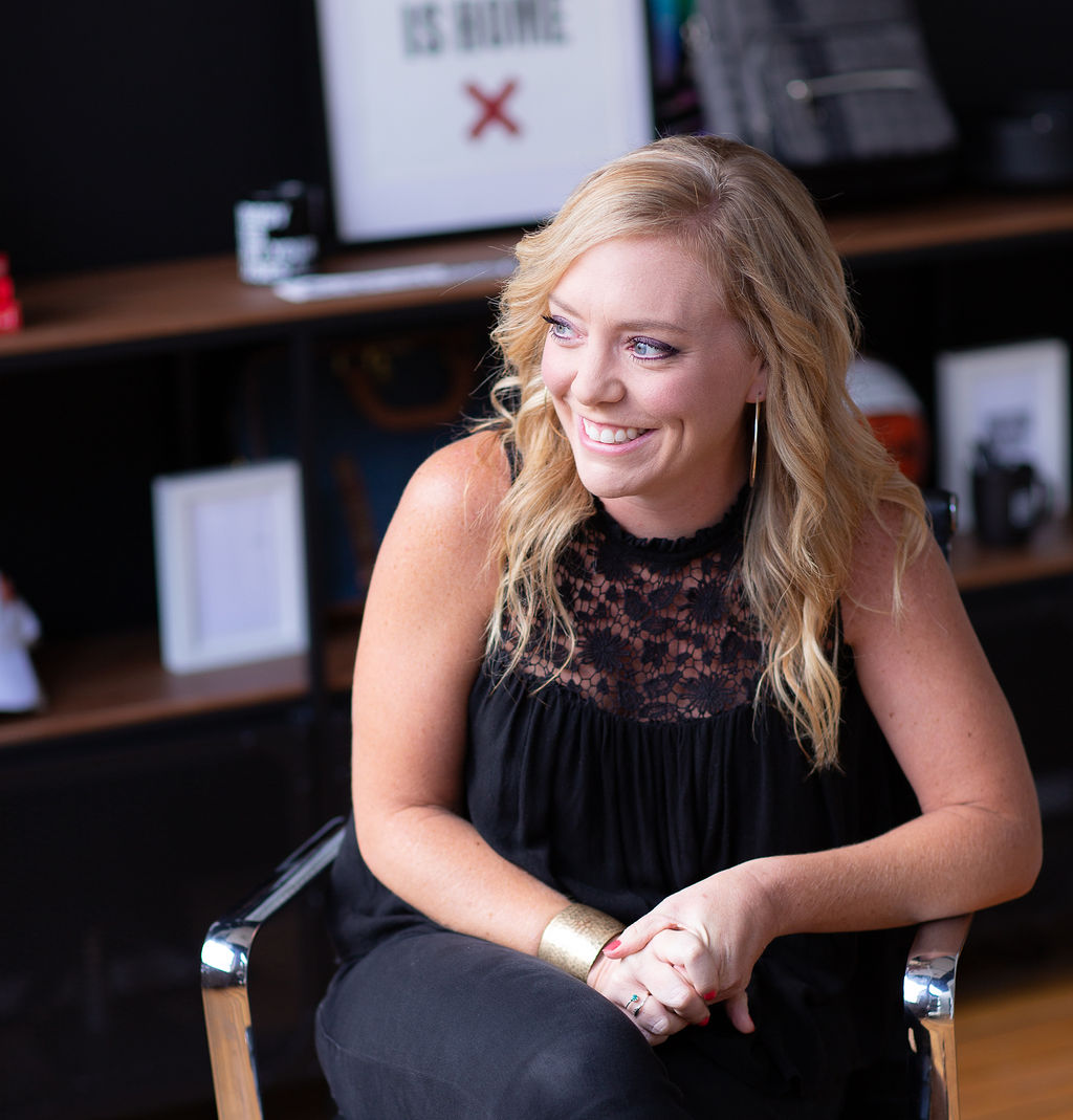 Tantrum Agency team member during a candid creative working session