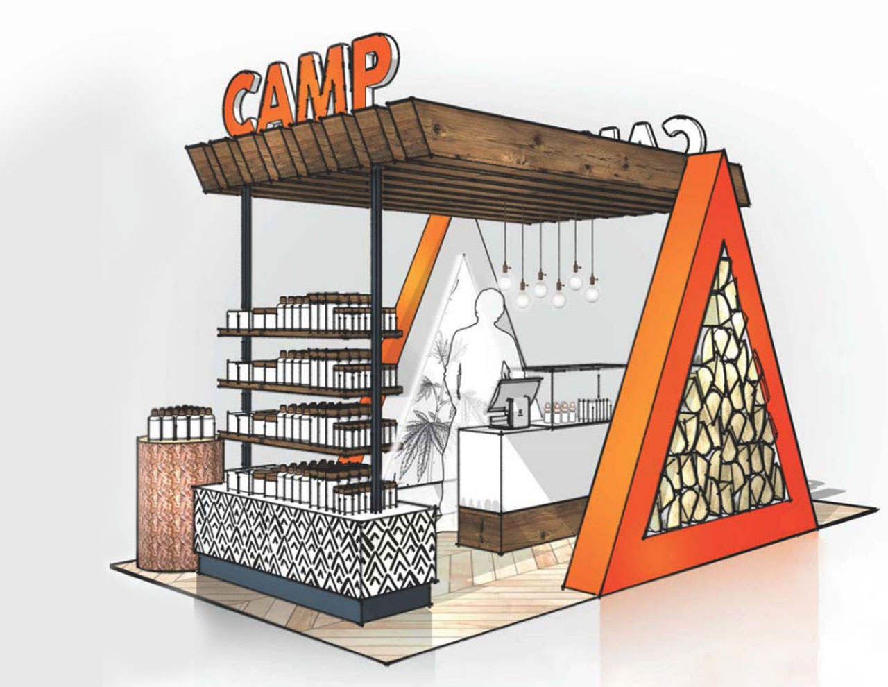 Tantrum Agency CAMP brand imagery inspired by camping, exploration and time spent outdoors