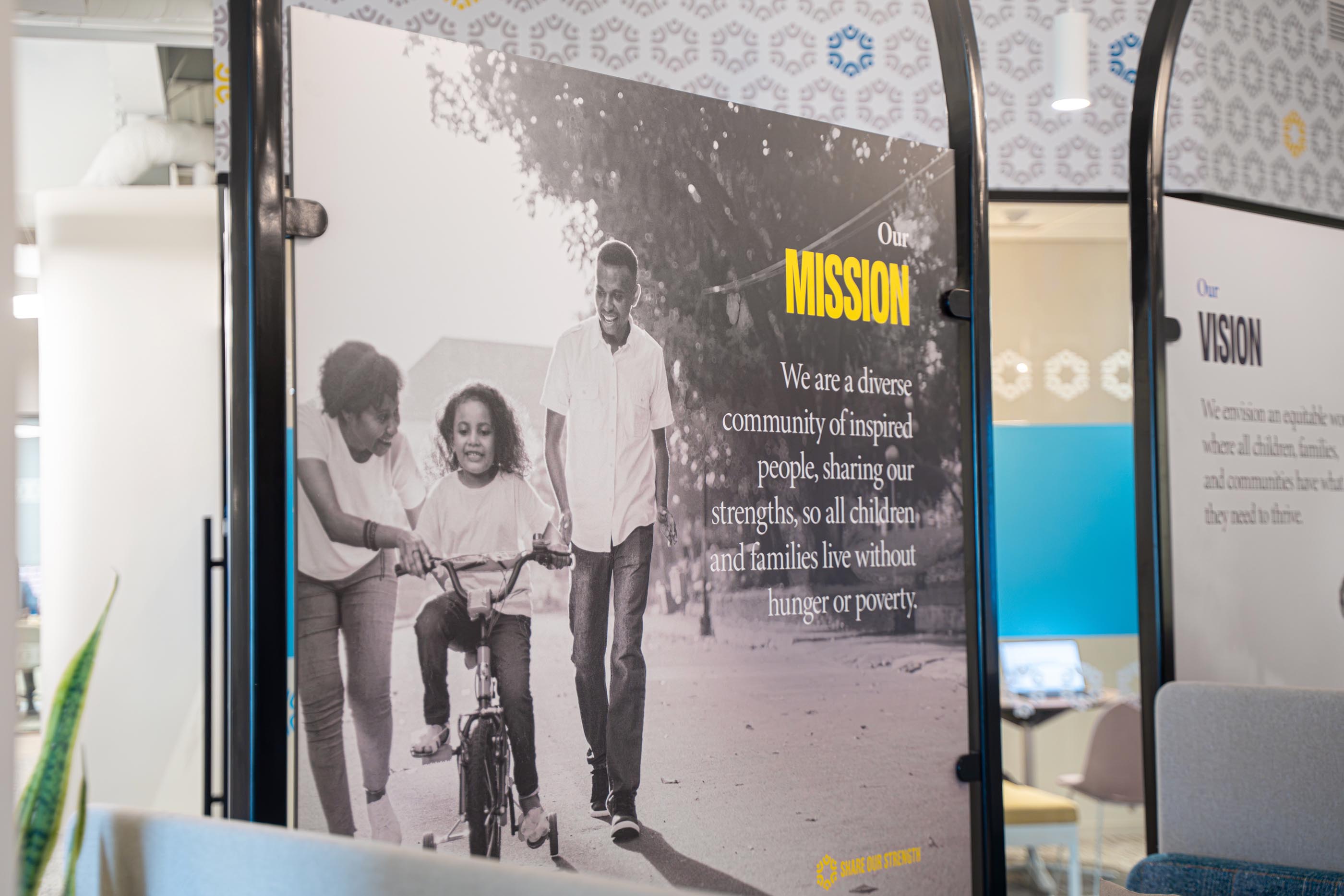 Share Our Strength brand system by Tantrum Agency shown through mission-driven photography