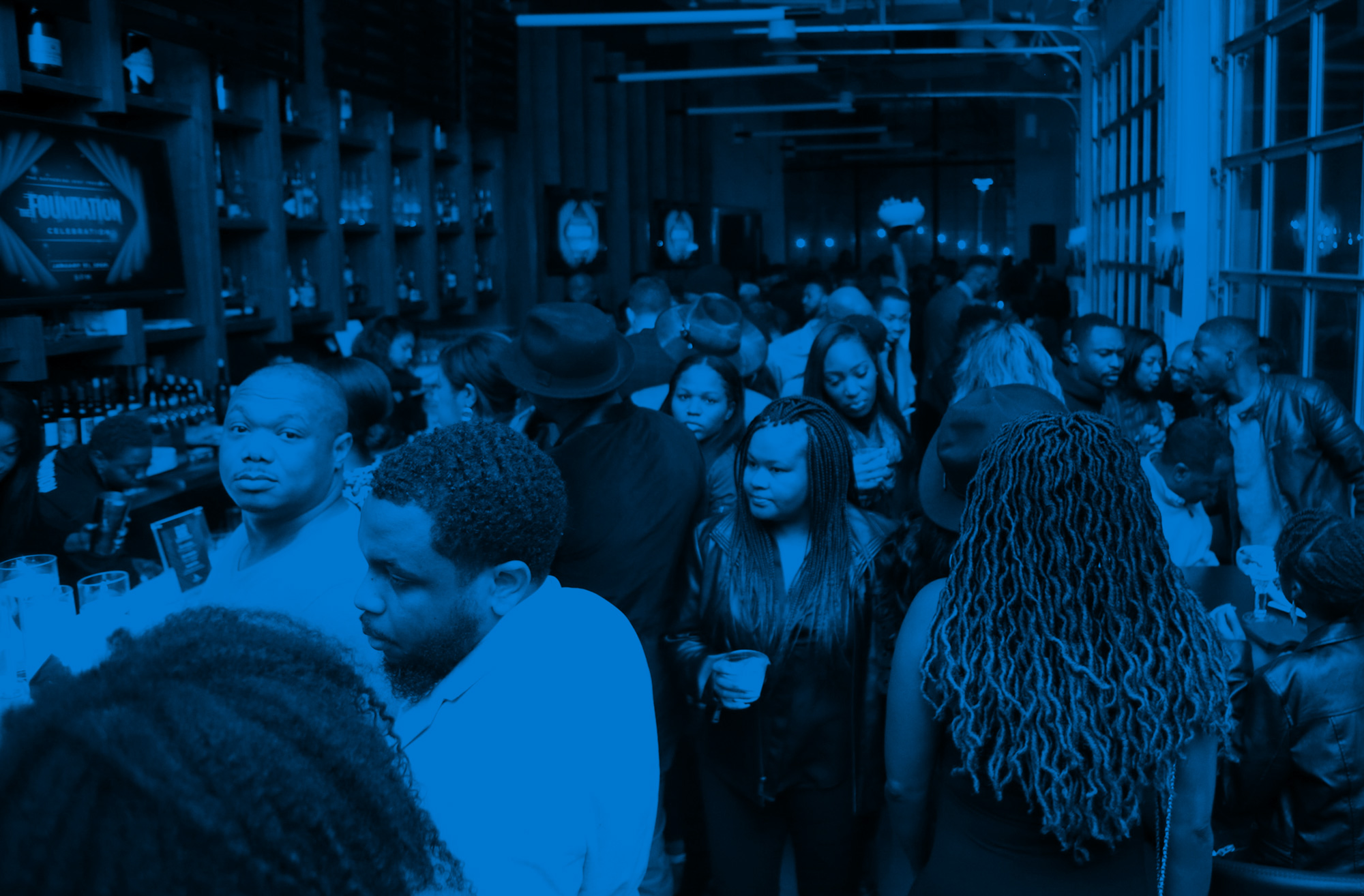 The Gathering Spot Yearbook Vol. 2 spread by Tantrum Agency featuring packed events and community life before the pandemic