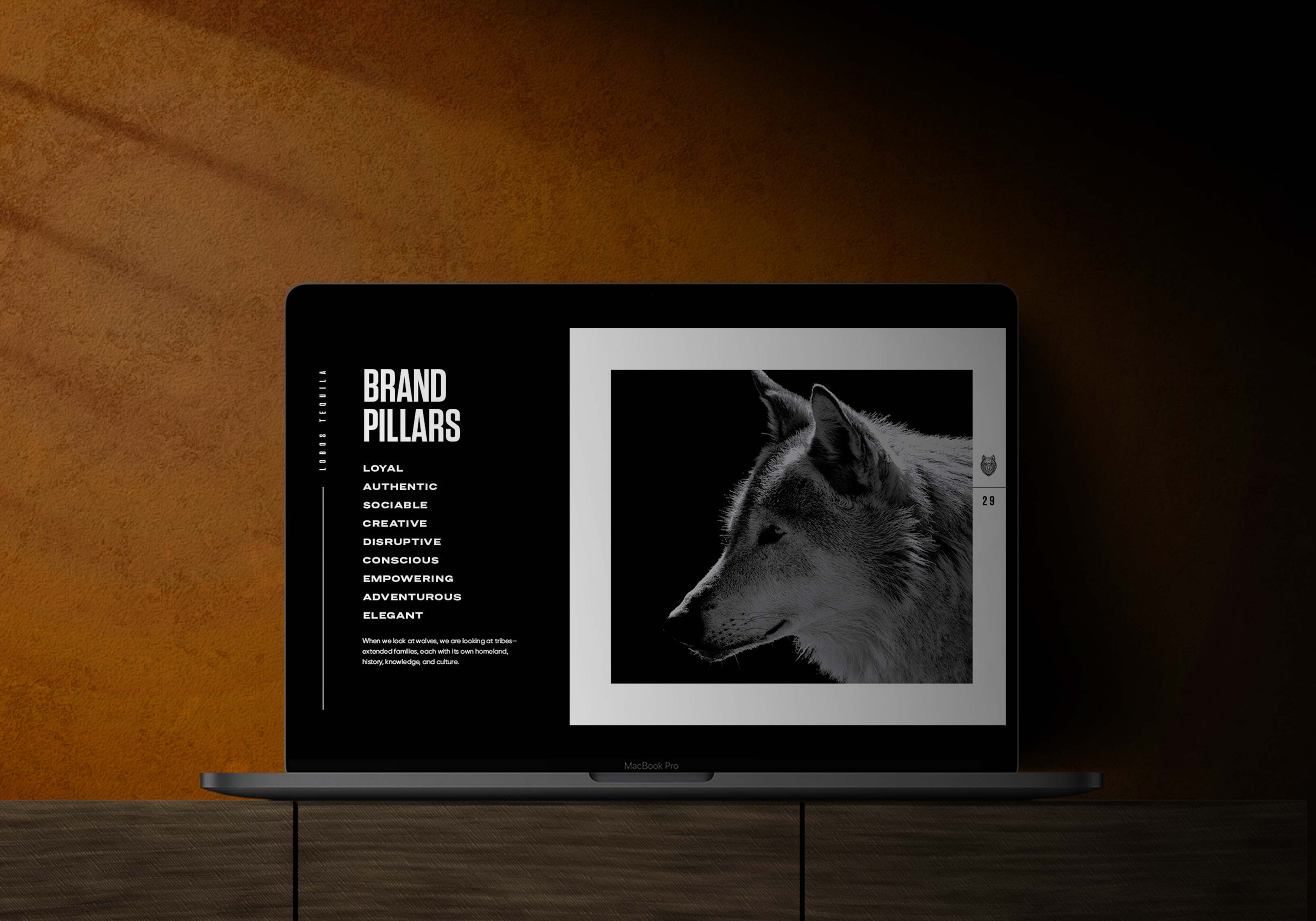 Lobos 1707 executive and investor presentation designed by Tantrum Agency