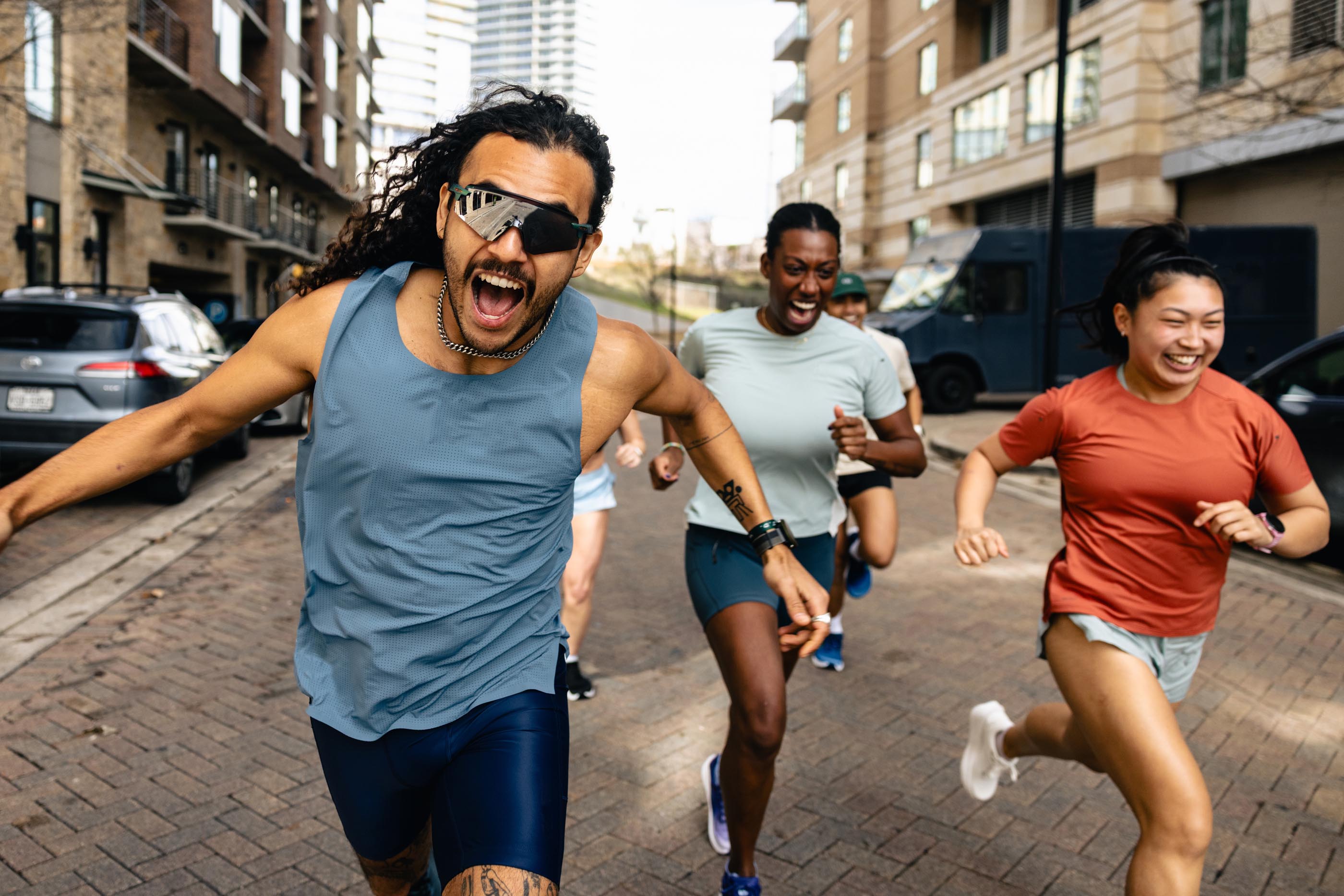 Topo Athletic lifestyle photography directed by Tantrum Agency for the Embrace the Journey brand platform