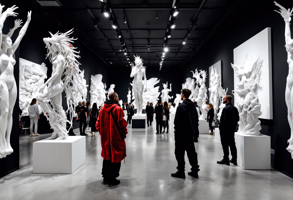 image of art exhibition space