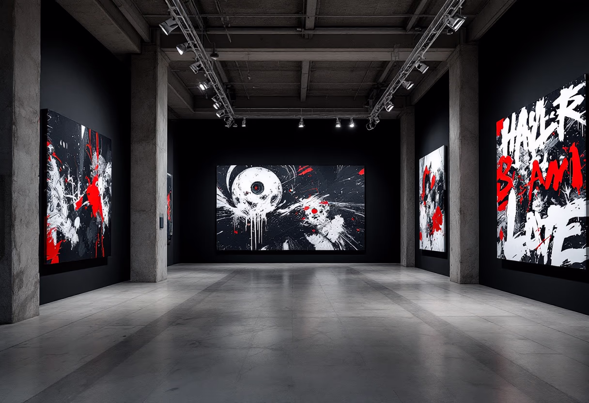 [background image] image of art exhibition space (for an art gallery)